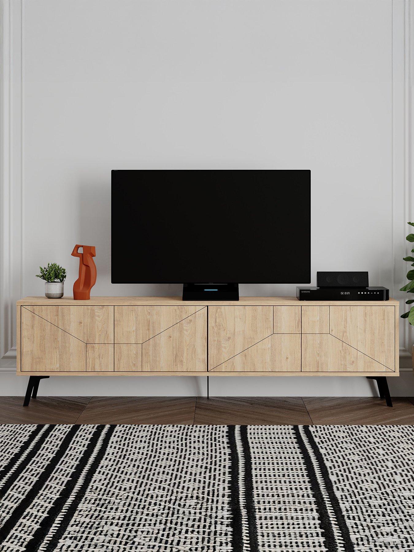 Decortie Dune Tv Stand - Light Oak