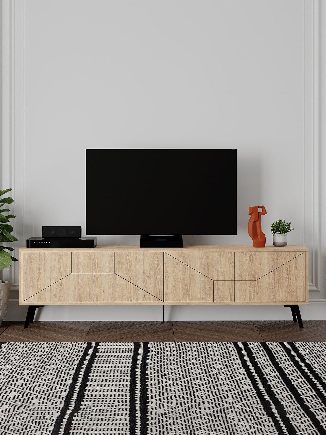 Decortie Dune Tv Stand - Light Oak