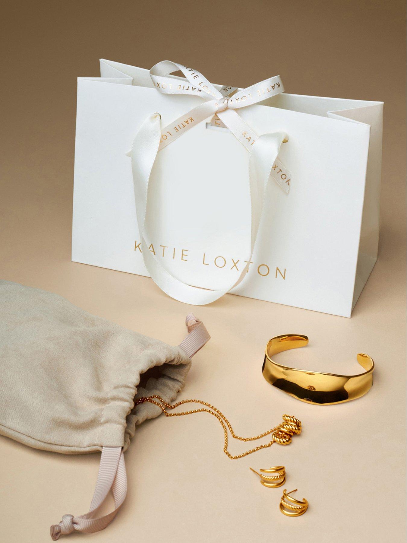 Image 5 of 5 of Katie Loxton AMELIE BOW OVERSIZED EARRINGS , Gold Coated ,