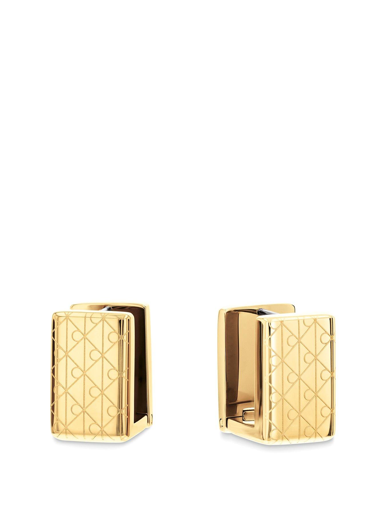 Calvin Klein Women's Ck Iconic Essentials Plated Earrings - Gold