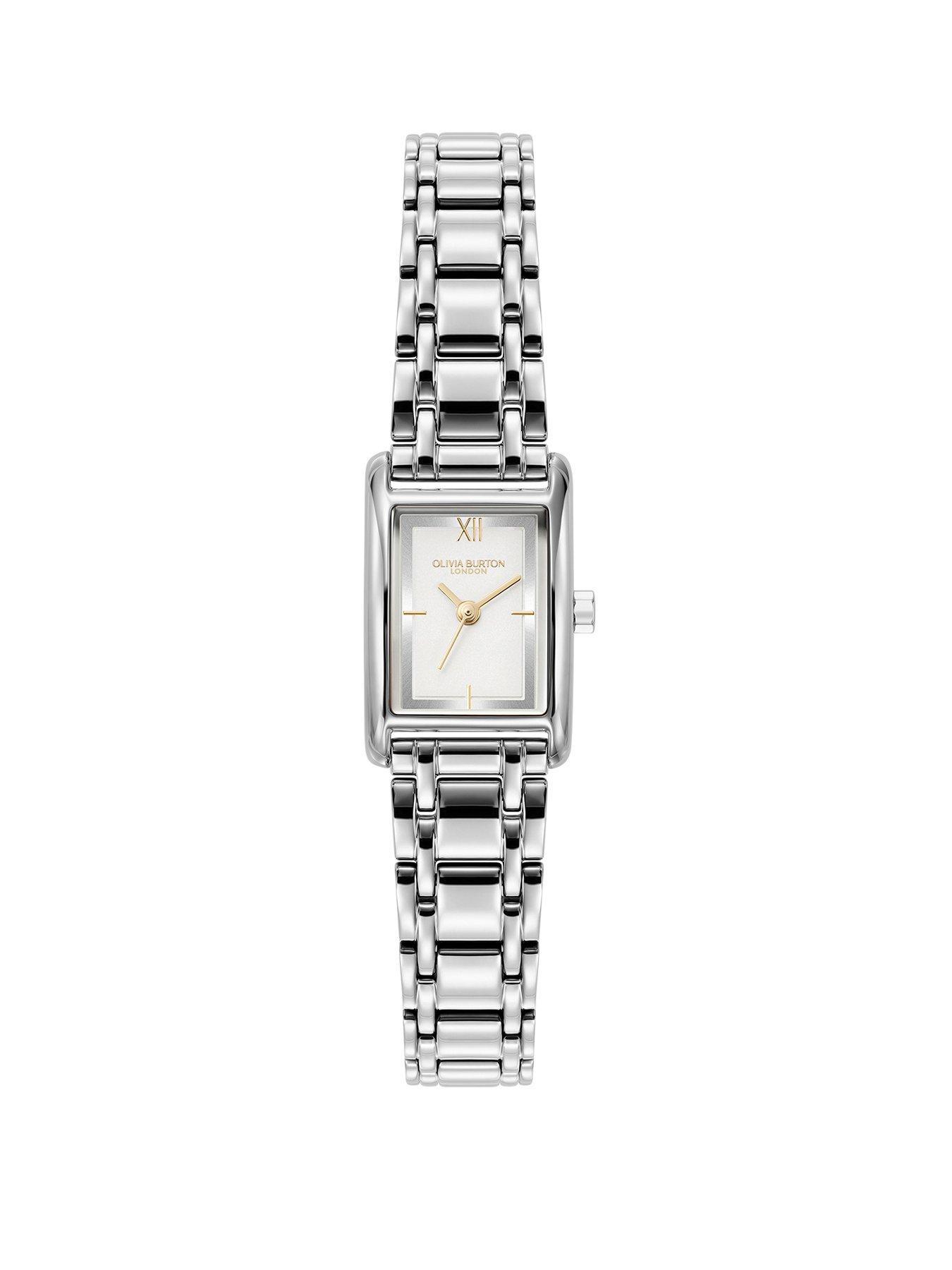 Olivia Burton 16x24mm Petit Grove Stainless Steel Watch