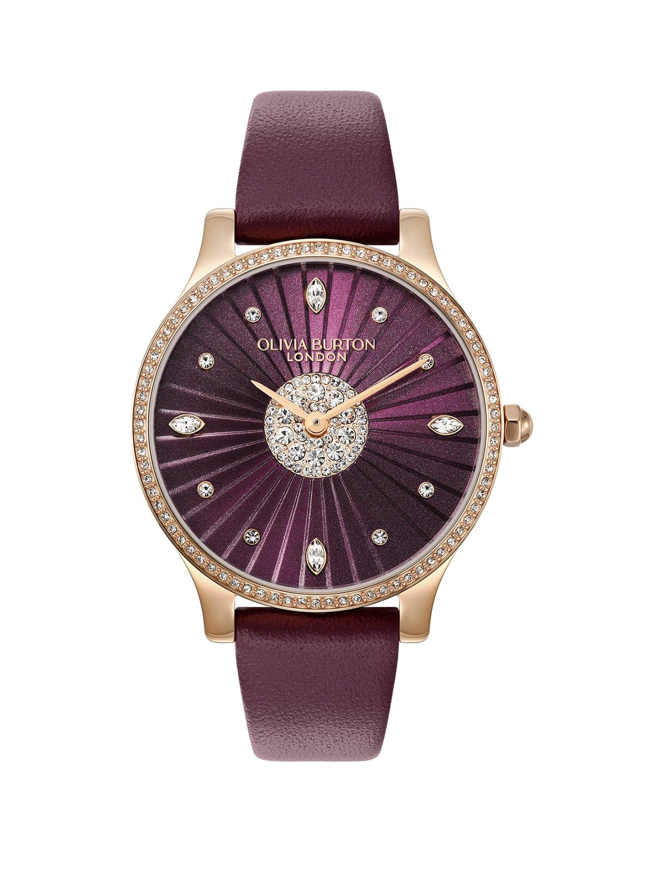 Olivia Burton 34mm Beaulieu Rose Gold IP Watch