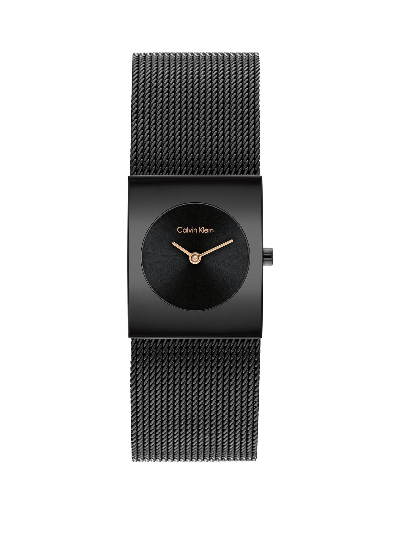 Calvin Klein Women's Ck Pulse Ip Watch - Black