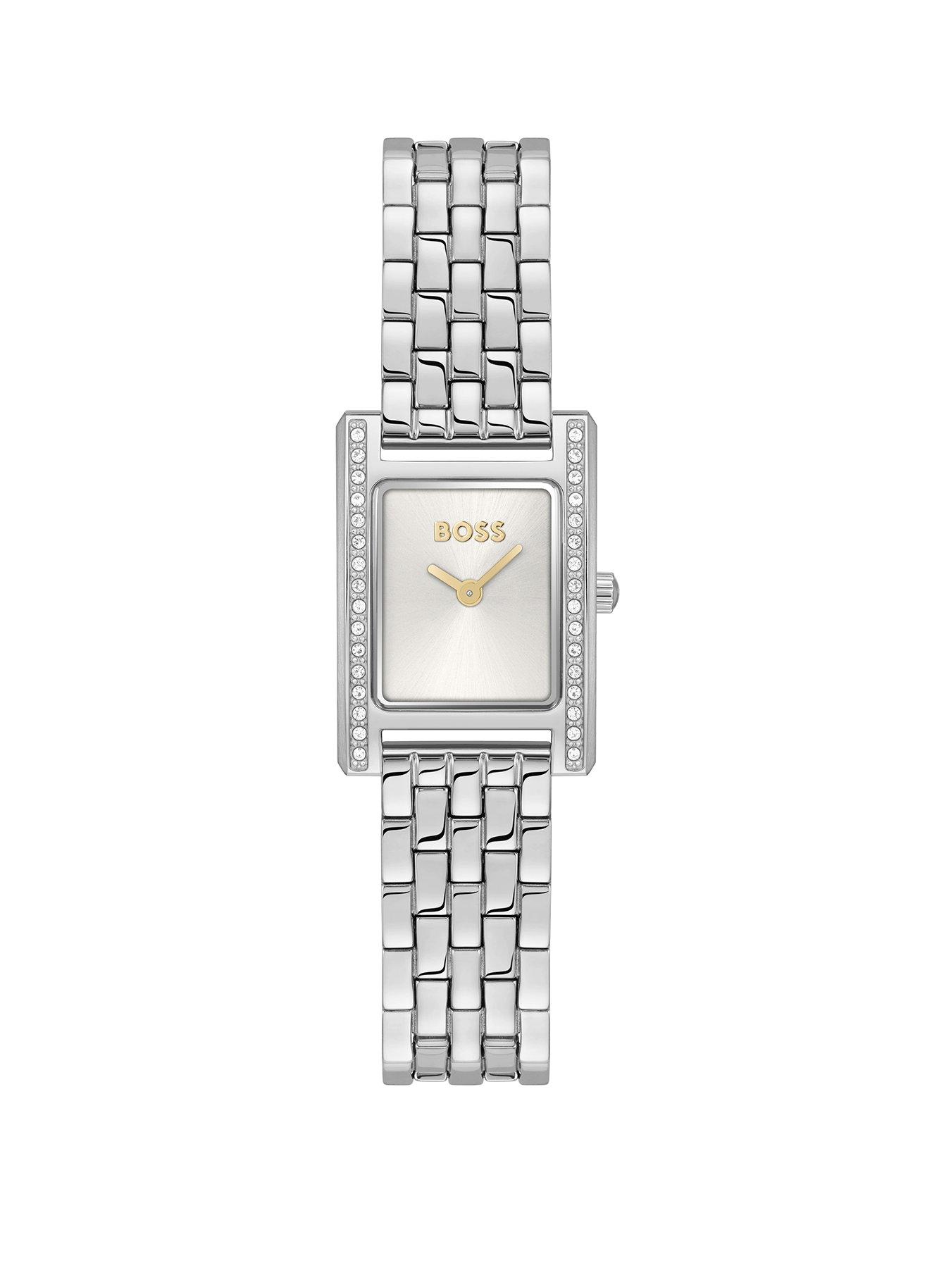 undefined Ladies Lucy Precious Stainless Steel Bracelet Watch - Silver