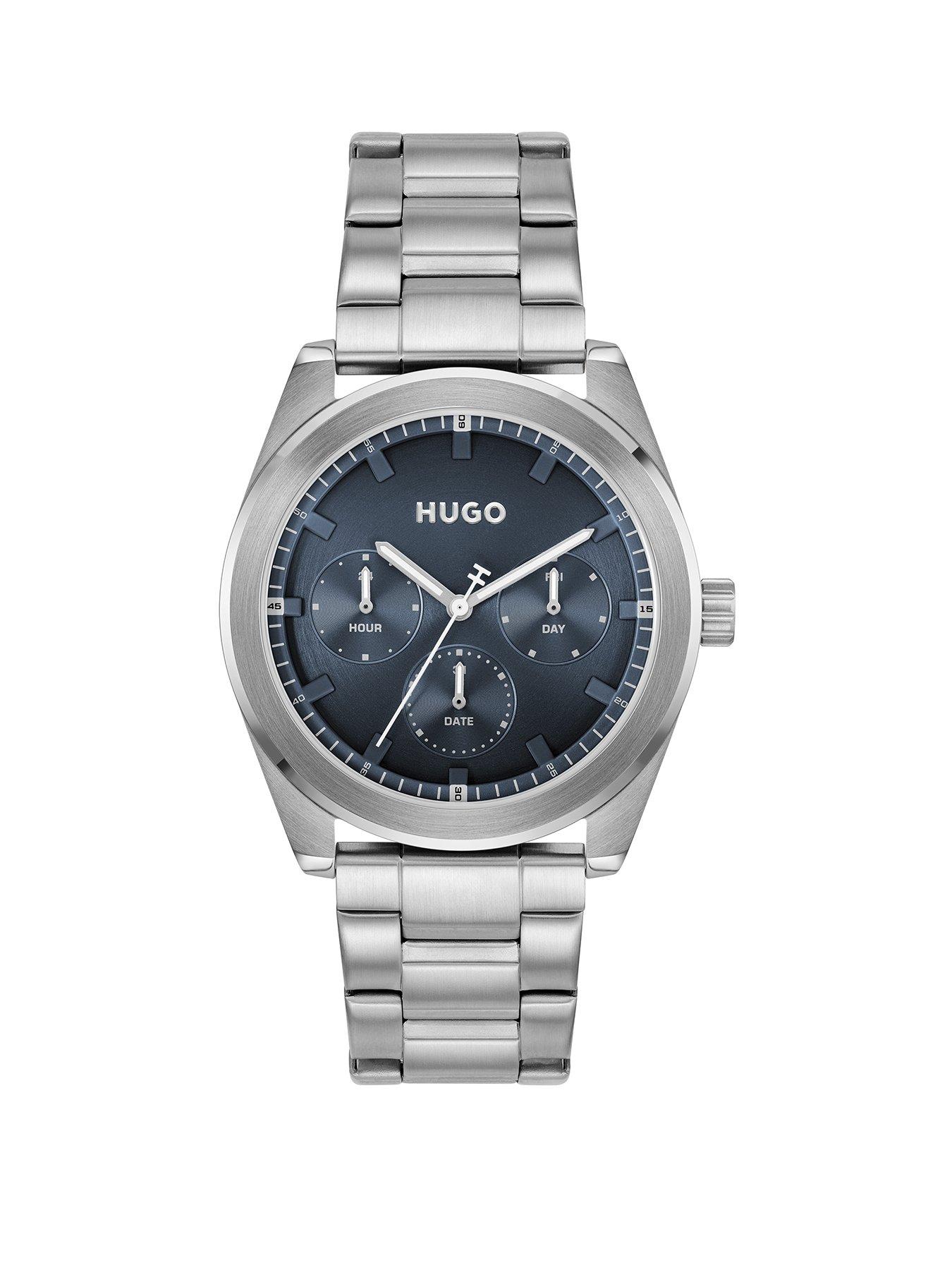 HUGO Gents  #BRIGHT SPORT Stainless Steel Bracelet Watch