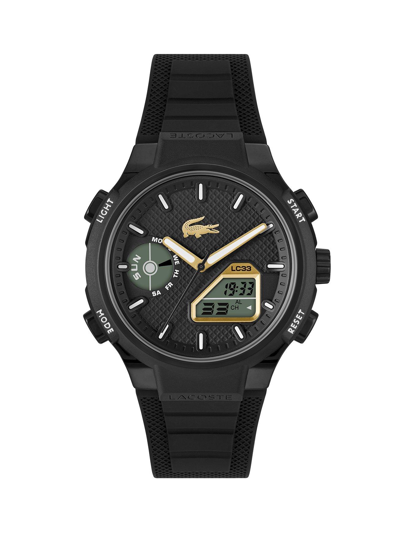 Lacoste Men's LC33 Black Analog-Digital Watch