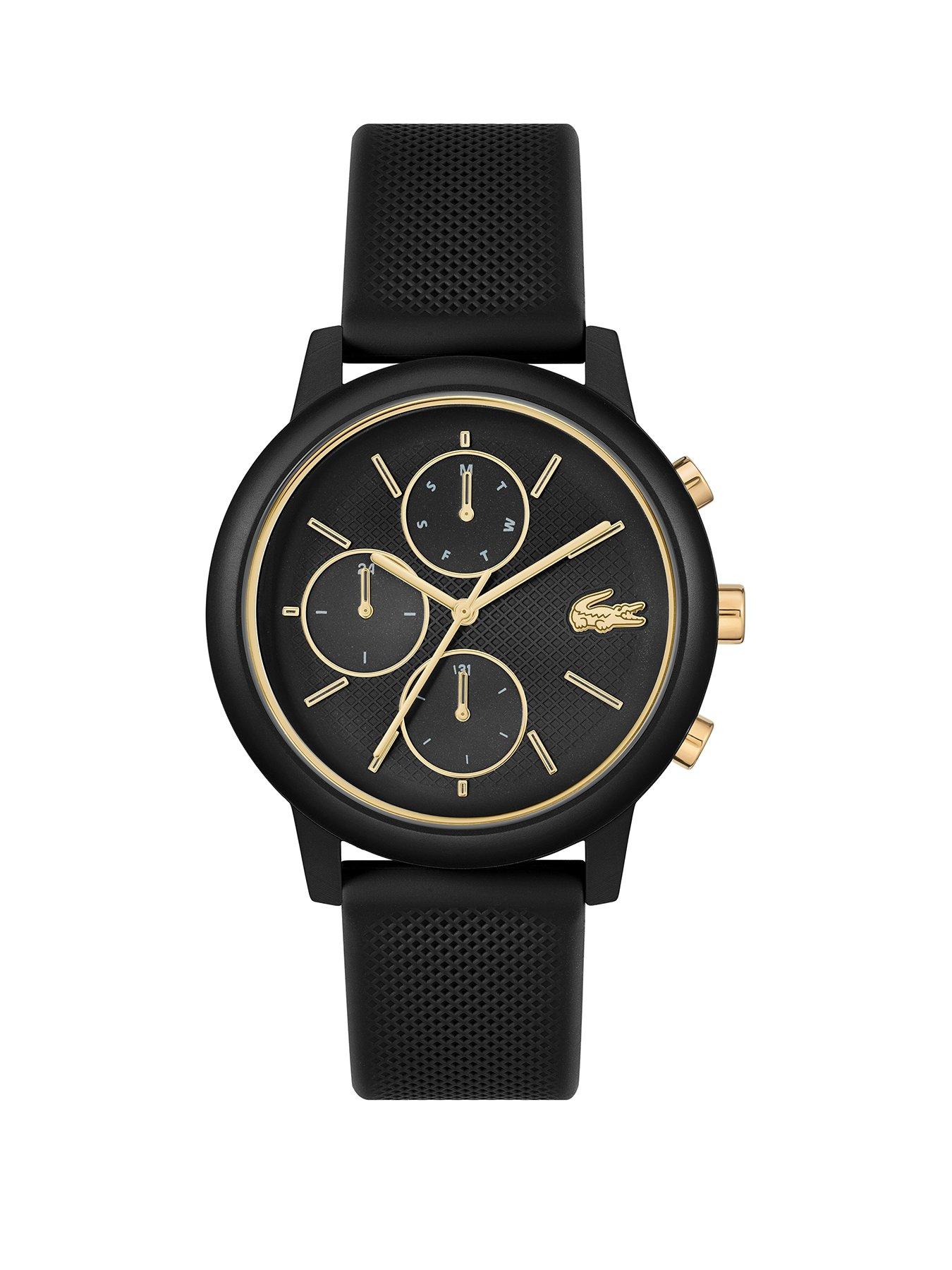 undefined Men's Lacoste.12.12 Move Black Multifunction Watch