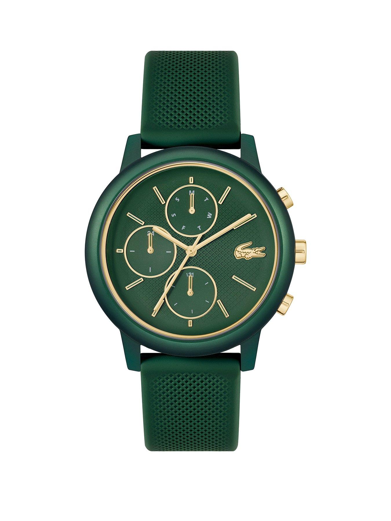 undefined Men's Lacoste.12.12 Move Green Multifunction Watch