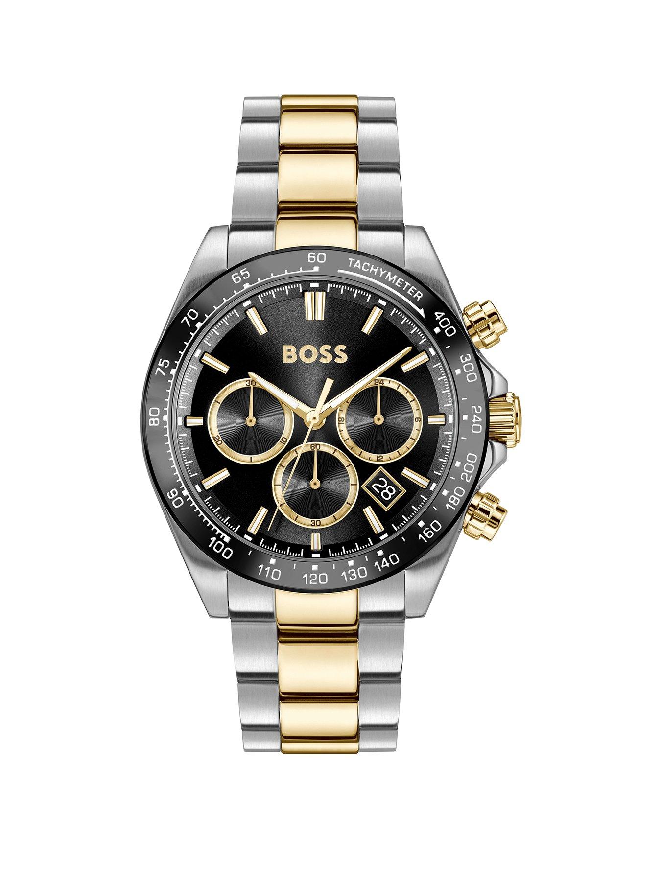 BOSS Gents Hero 2-Tone Bracelet Watch - Multi