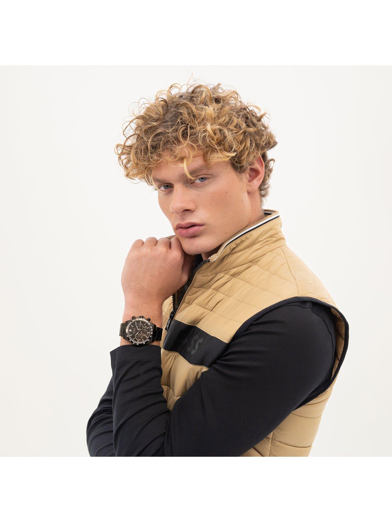 Image 6 of 7 of BOSS Gents Hero Ip Bracelet Watch - Black