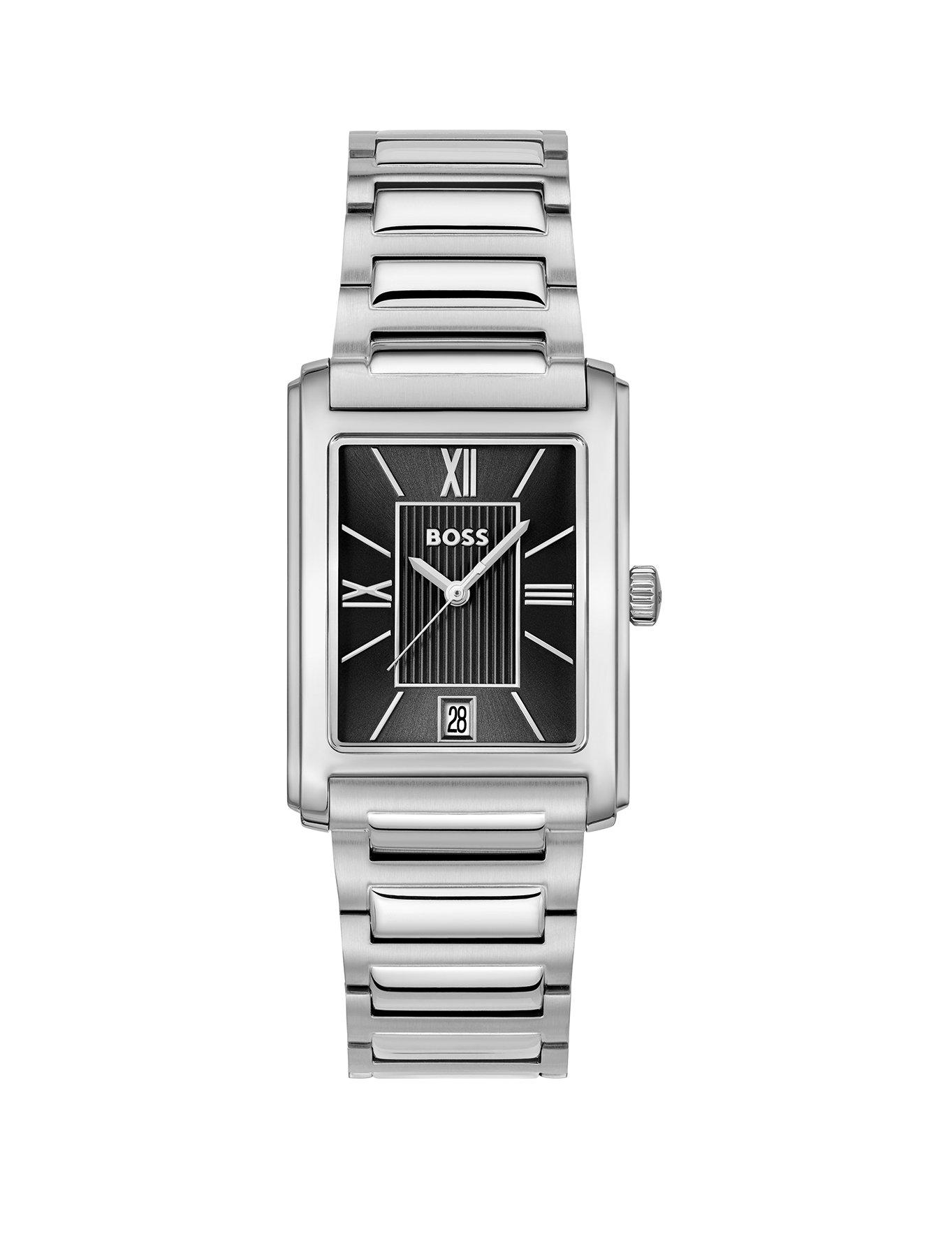 BOSS Gents Principle Dress Bracelet Watch - Silver