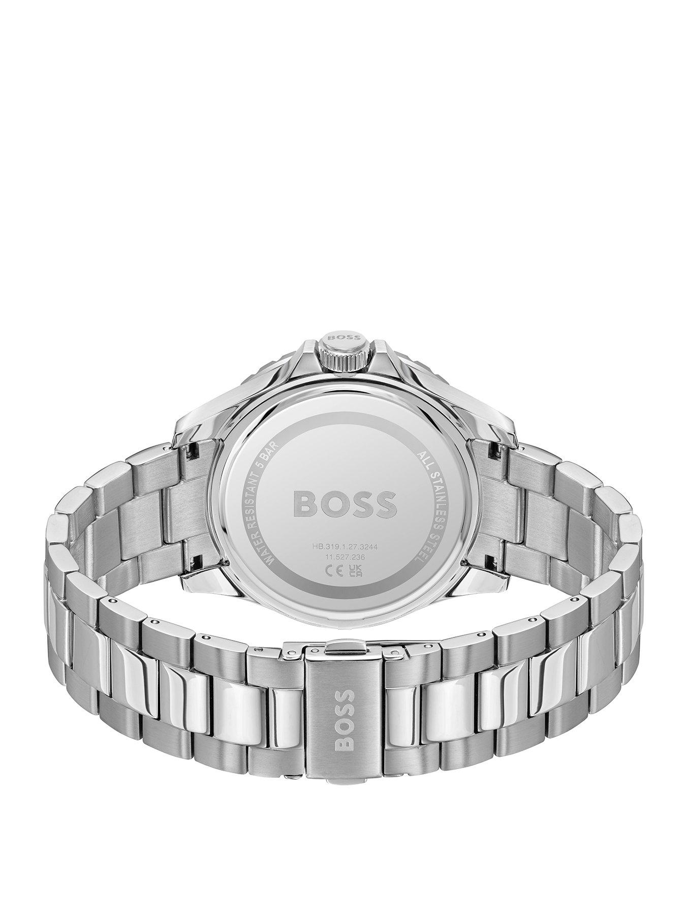 Image 2 of 8 of BOSS Gents Troper Sport Stainless Steel Bracelet Watch - Silver