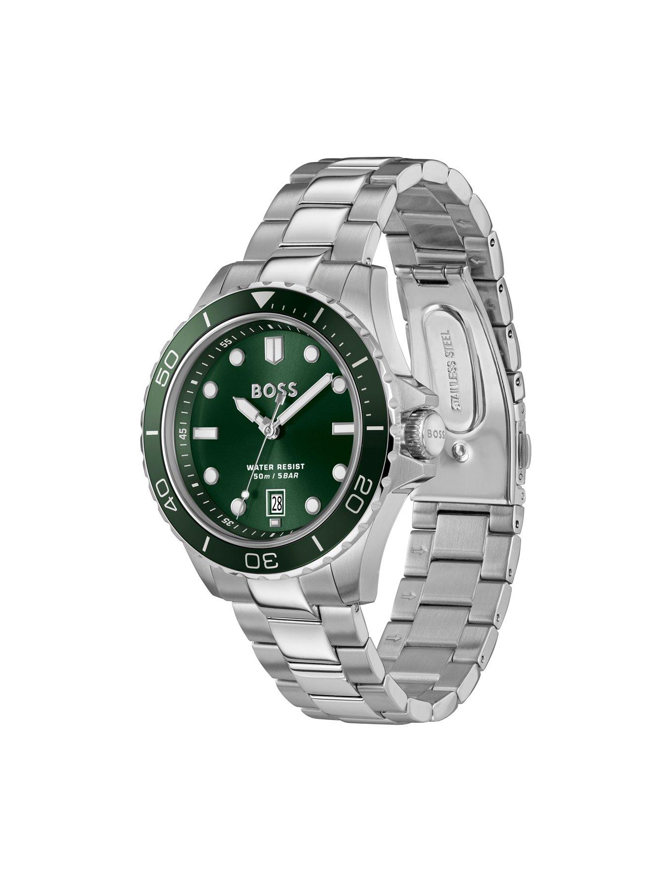 Image 3 of 8 of BOSS Gents Troper Sport Stainless Steel Bracelet Watch - Silver