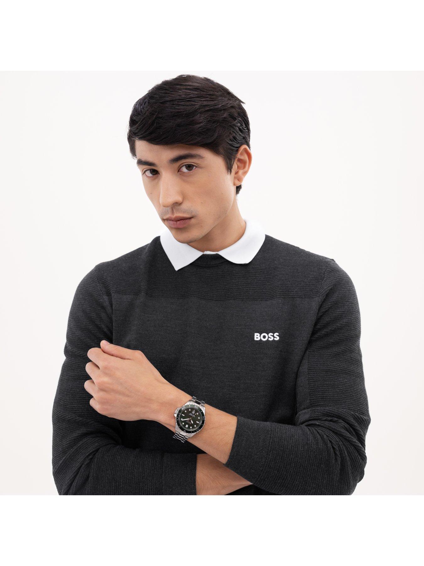 Image 5 of 8 of BOSS Gents Troper Sport Stainless Steel Bracelet Watch - Silver