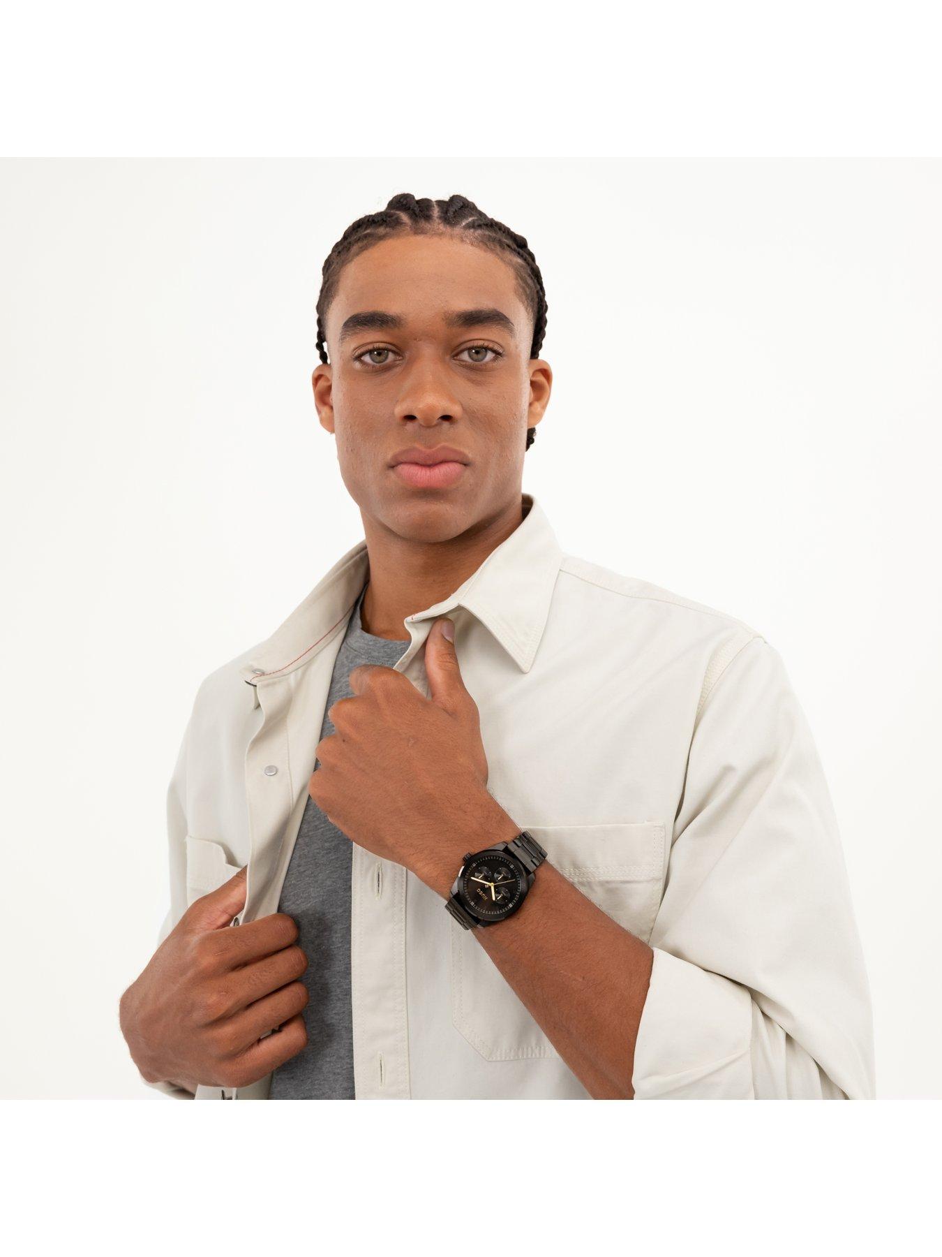 Image 4 of 7 of HUGO Gents HUGO #BRIGHT SPORT Black IP Bracelet Watch
