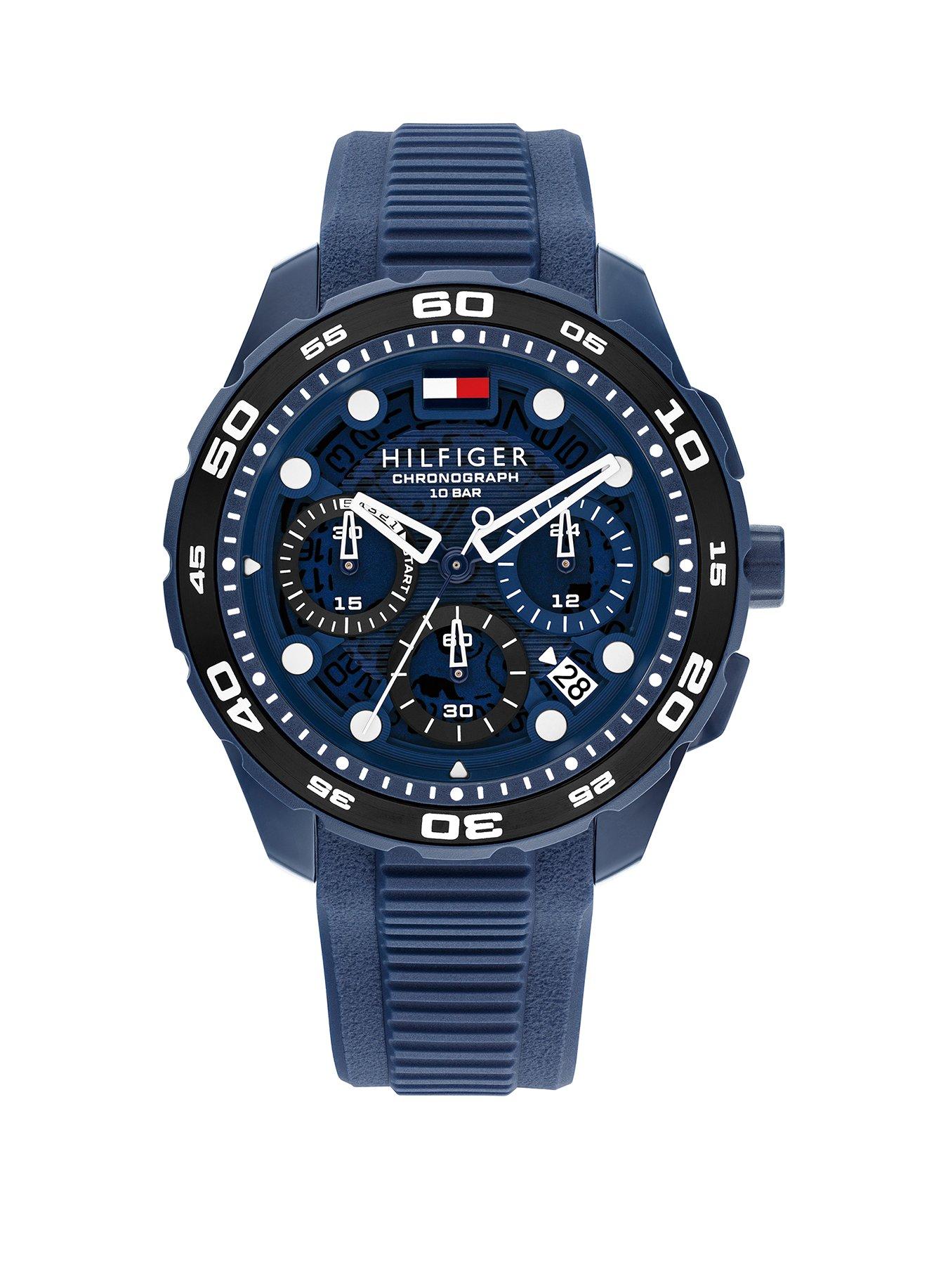 Tommy Hilfiger Men's Navy Blue Silicone Watch
