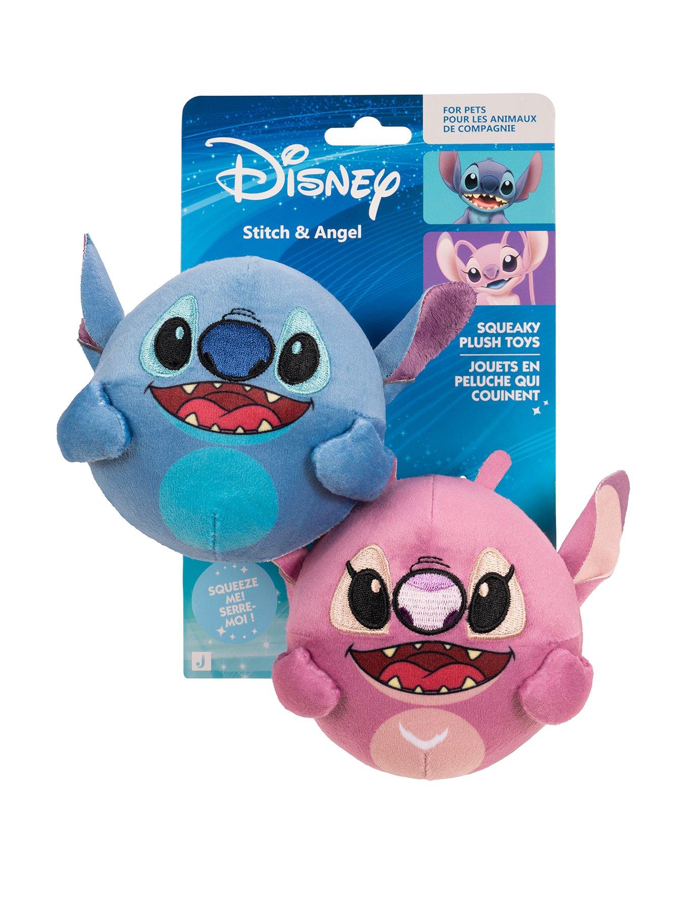 undefined Stitch & Angel Two-Pack Squeaky Plush Dog Toys