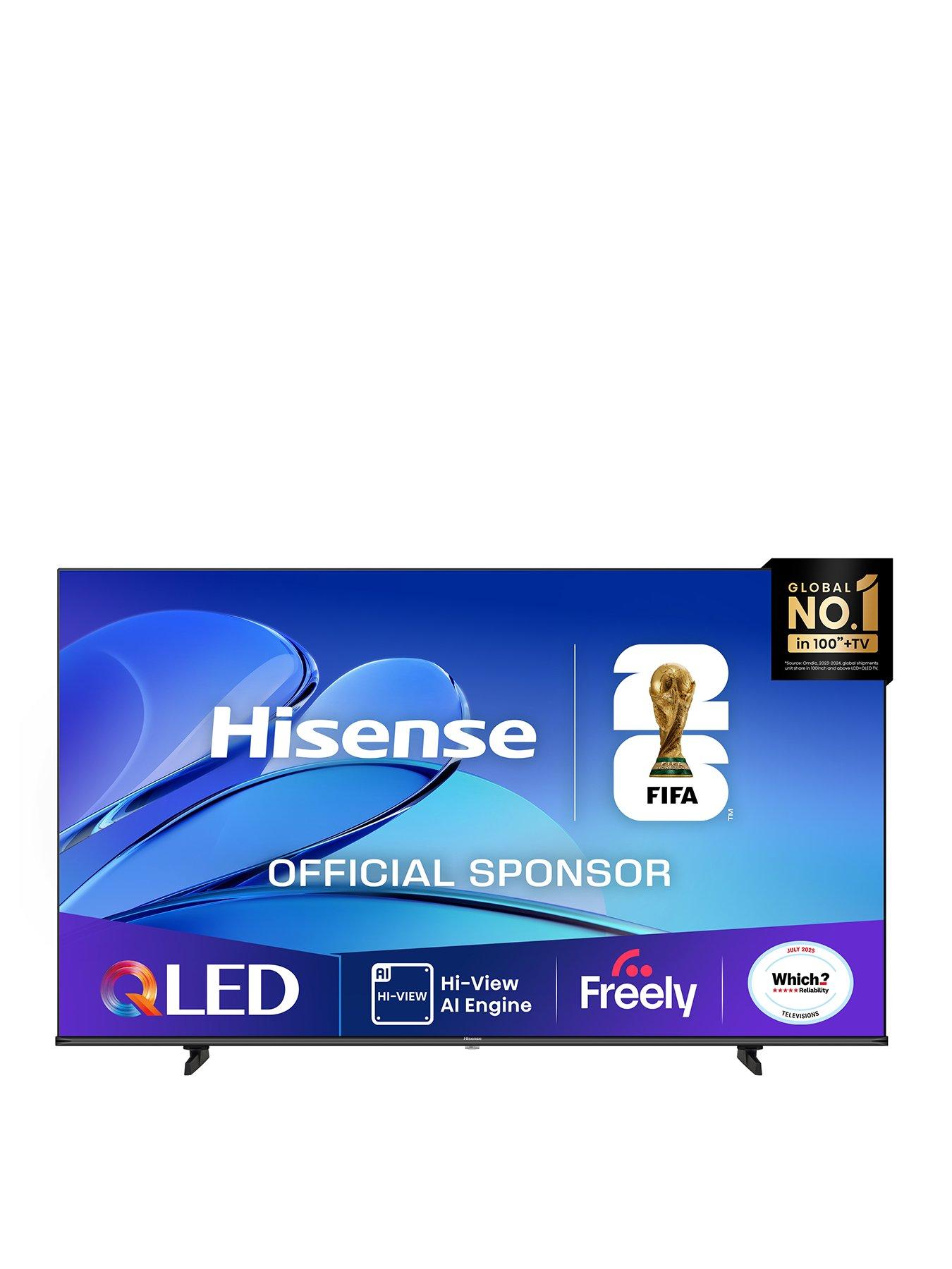 Hisense E7Q 75" 4K QLED Smart AI TV with Freely - 75E7QTUK