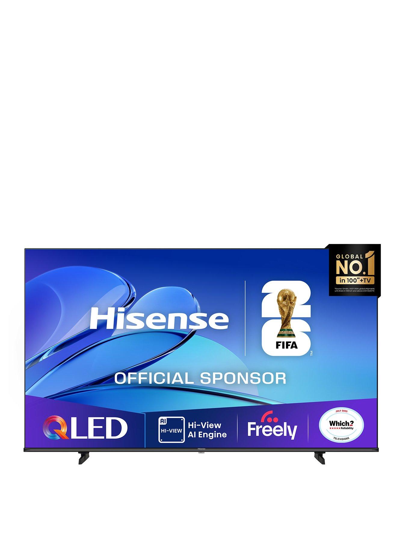 Hisense E7Q 65" 4K QLED Smart AI TV with Freely - 65E7QTUK
