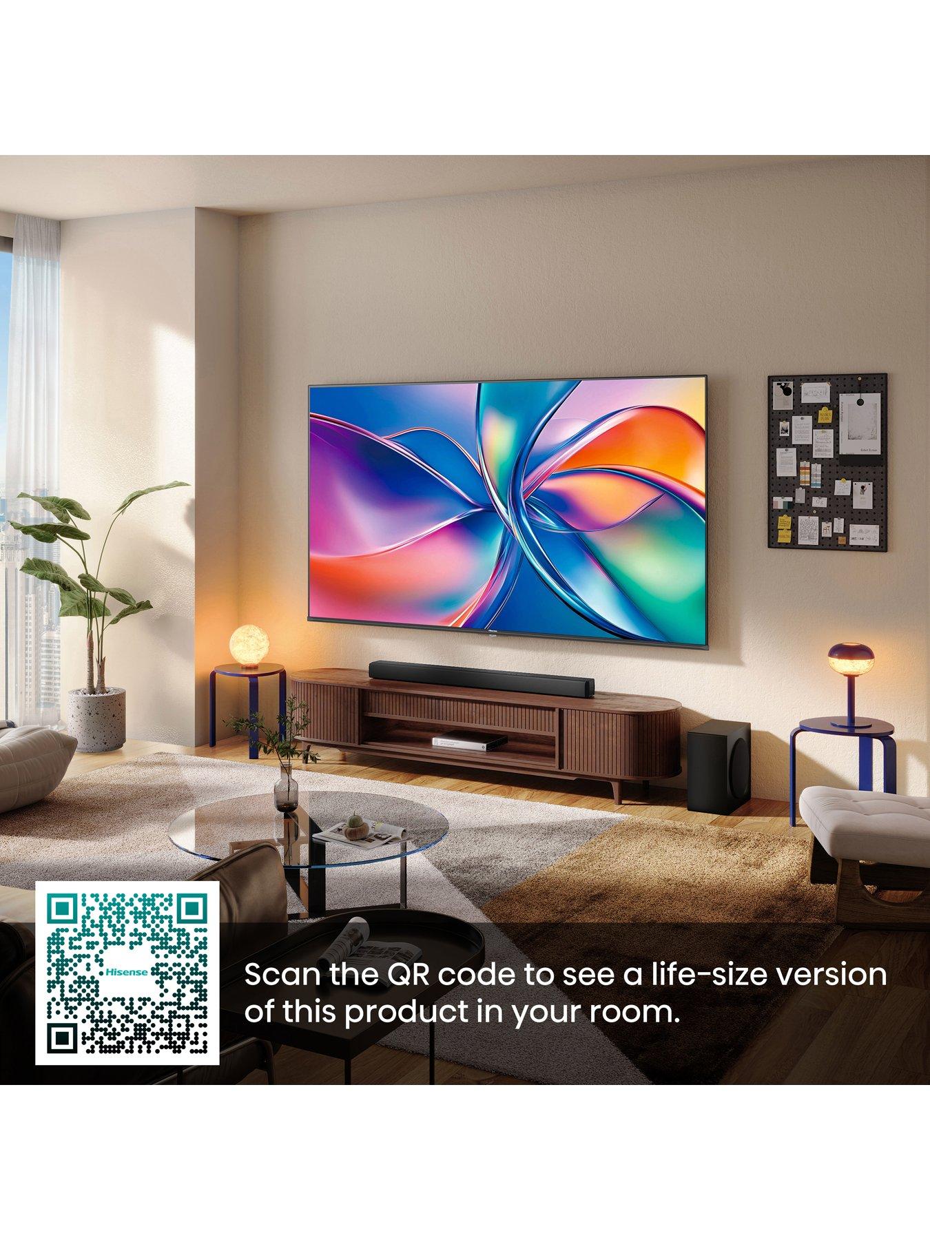 Image 2 of 6 of Hisense E78Q 55" 4K QLED Smart AI TV with Freely - 55E78QTUK