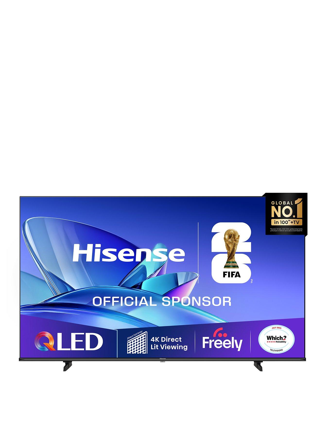 Hisense E7Q 43" 4K QLED Smart AI TV with Freely - 43E7QTUK