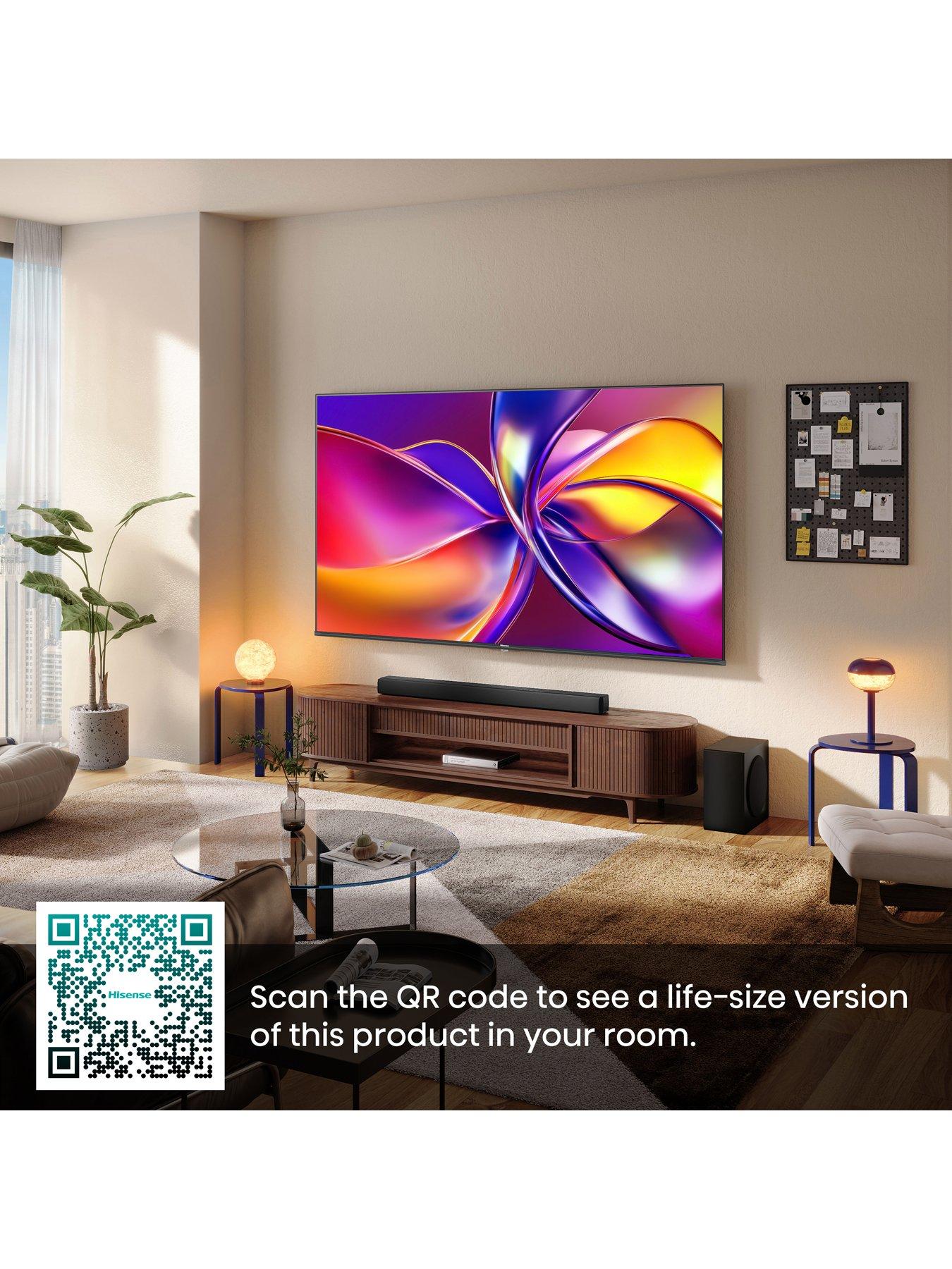 Image 3 of 7 of Hisense E78Q 43" 4K QLED Smart AI TV with Freely - 43E78QTUK