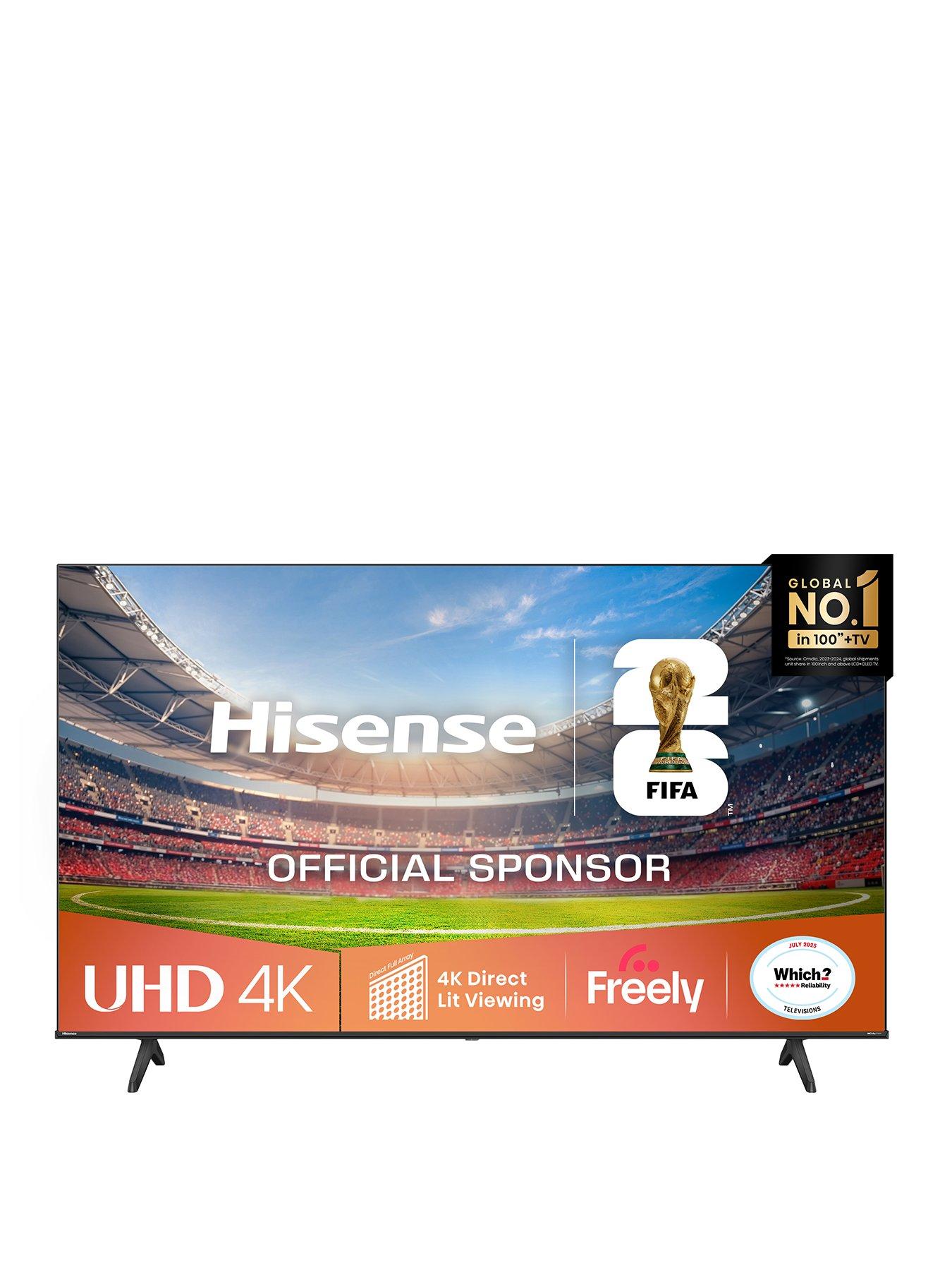 Hisense A6Q 85" 4K HDR Smart TV with Freely - 85A6QTUK