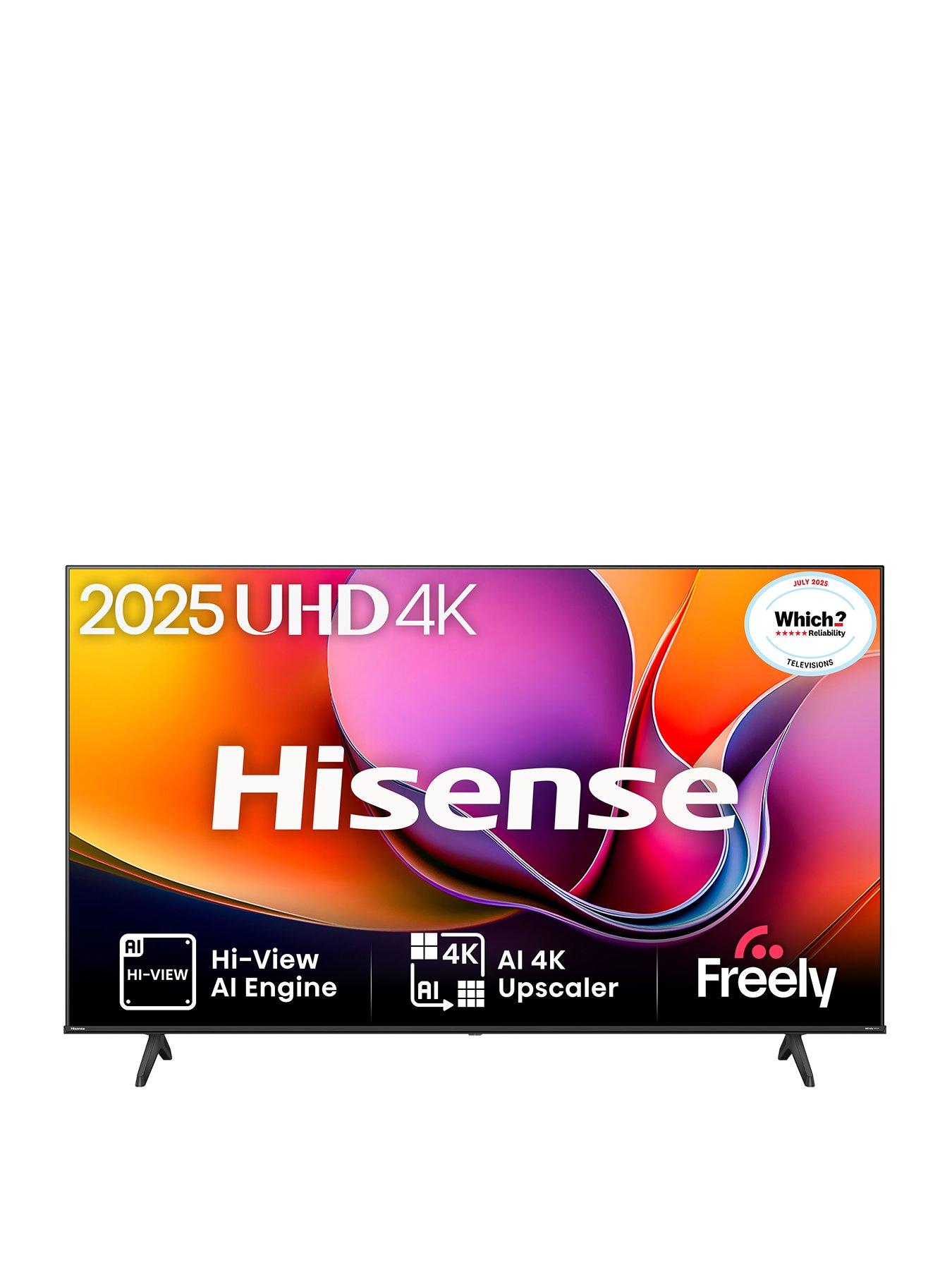 Image 1 of 1 of Hisense 50A6QTUK 50-inch&nbsp;4K Ultra HD Smart TV with Freely