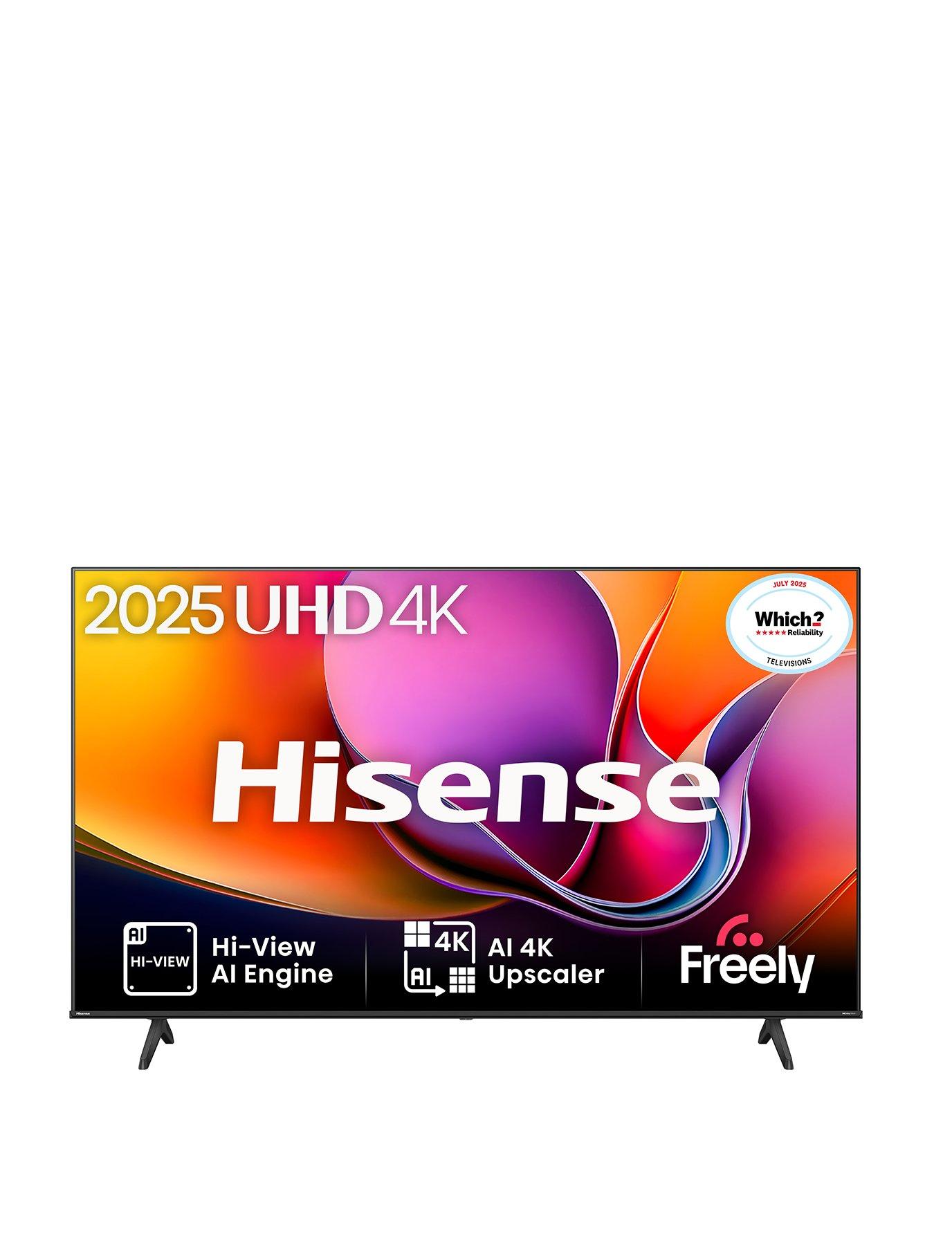 Hisense 43A6QTUK 43-inch 4K Ultra HD Smart TV with Freely