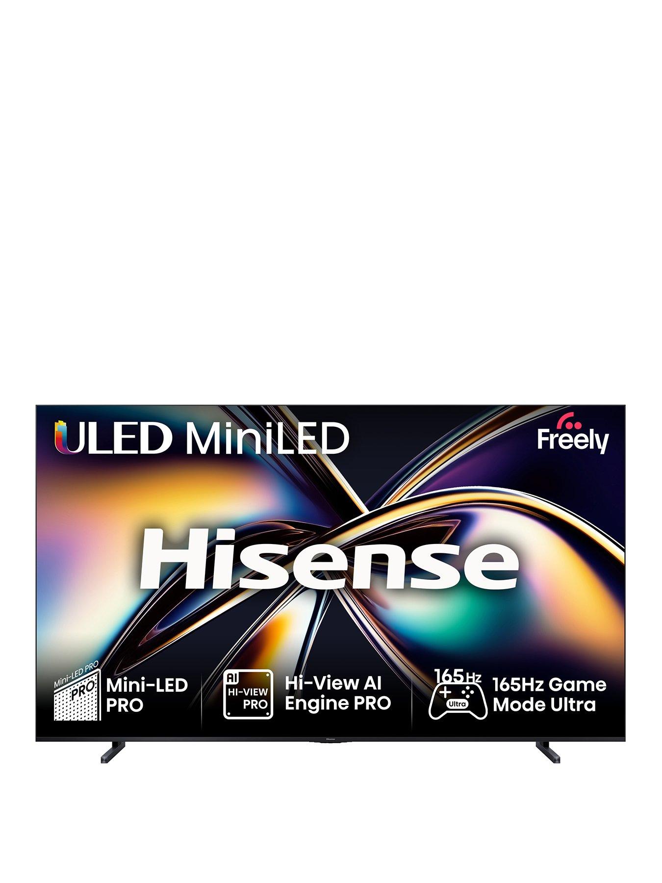 Hisense U8Q 100" 4K MiniLED QLED 165Hz Smart AI TV with Freely- 100U8QTUK