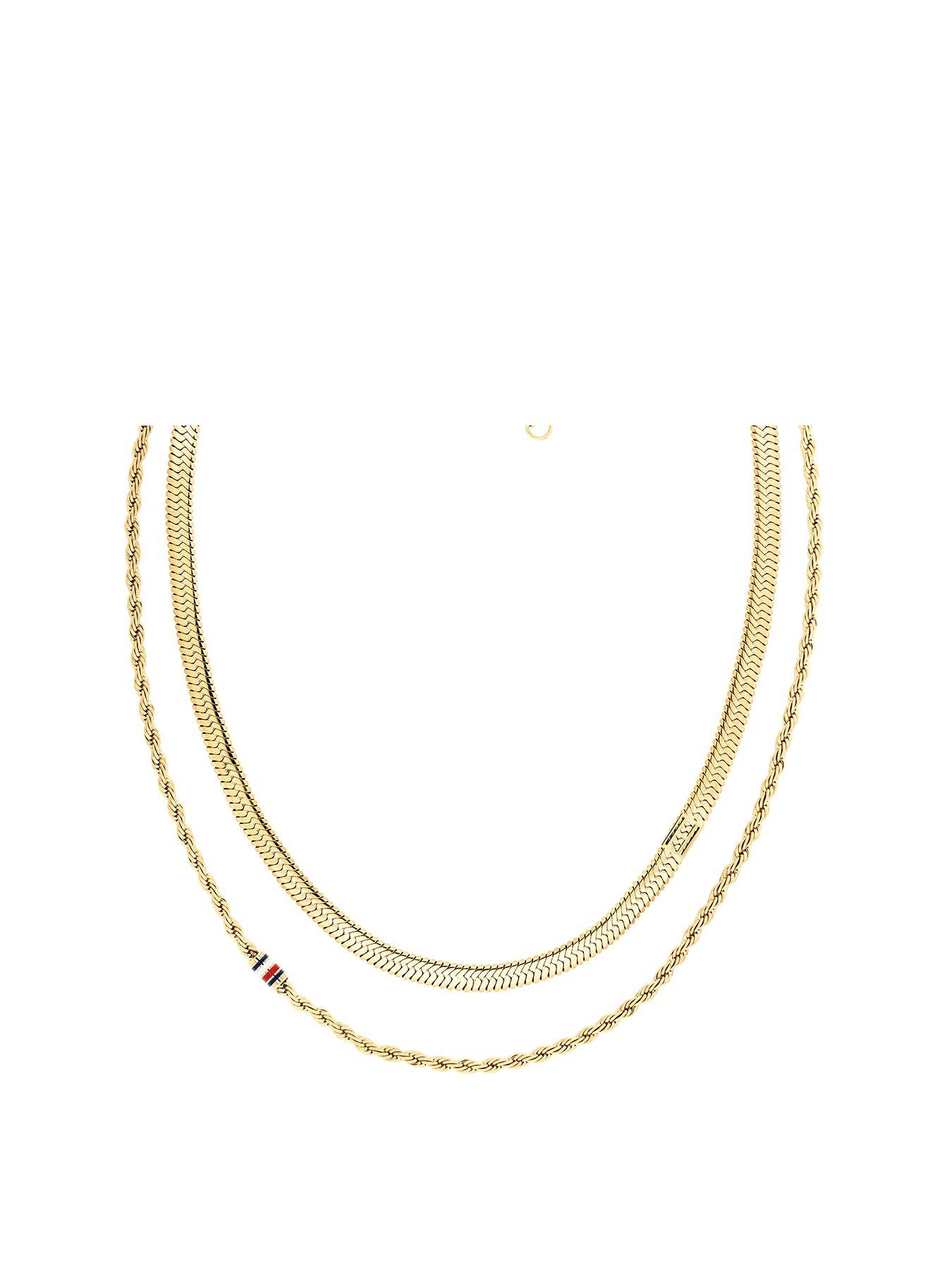 Tommy Hilfiger Women's Gold-Plated Layered Necklace