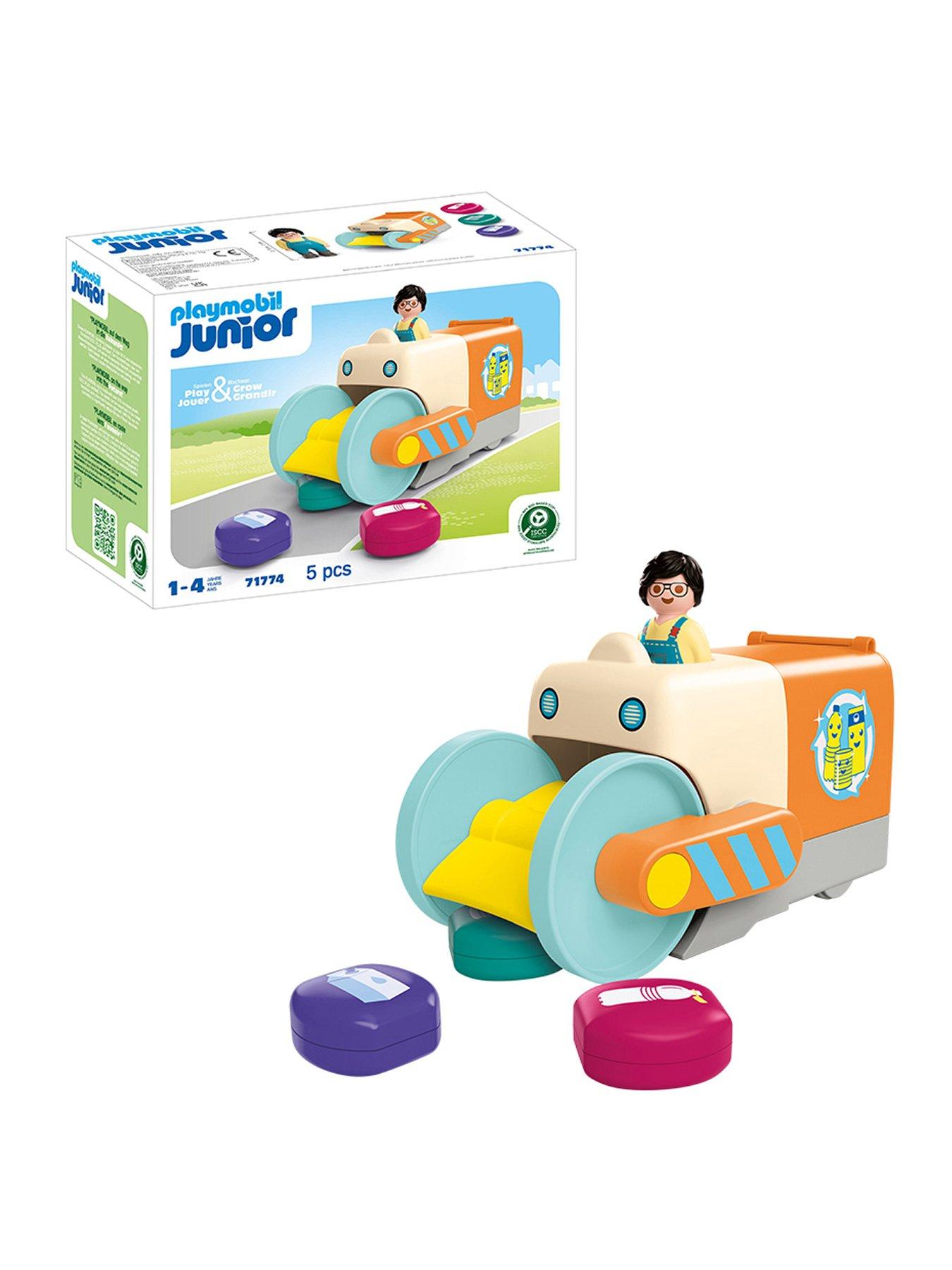 Image 1 of 7 of Playmobil 71773 JUNIOR: Tractor with Load and Drop Planter