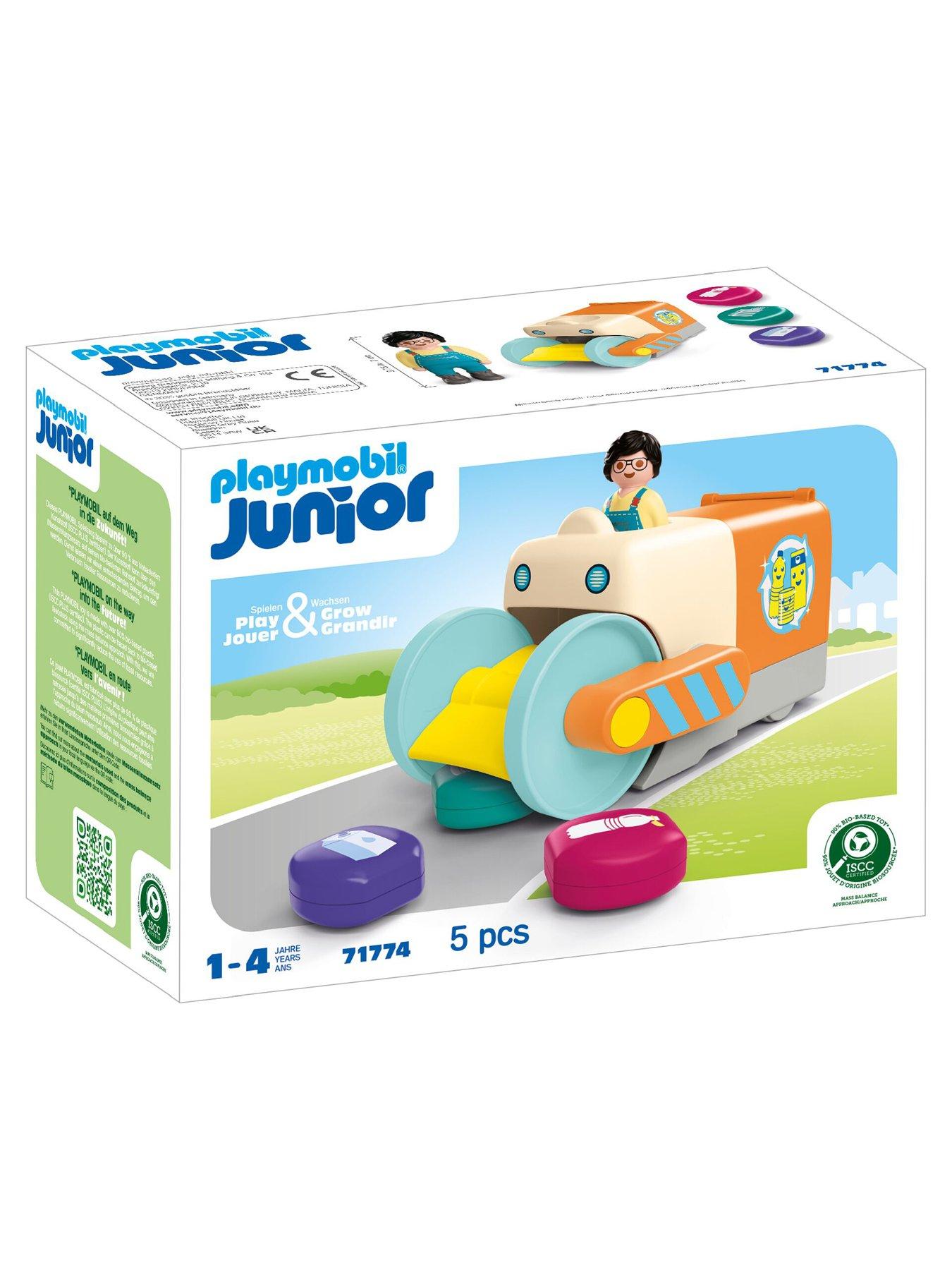 Image 2 of 7 of Playmobil 71773 JUNIOR: Tractor with Load and Drop Planter