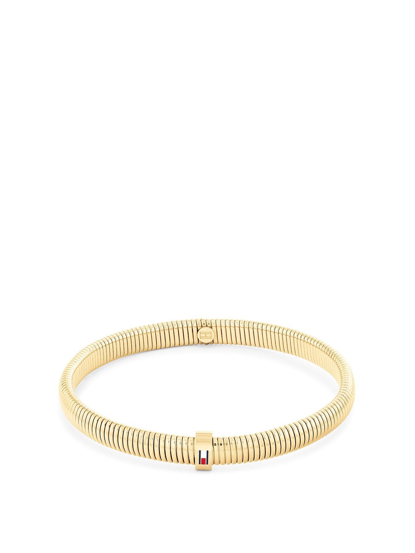 Tommy Hilfiger Women's Plated Stretch Bracelet - Gold