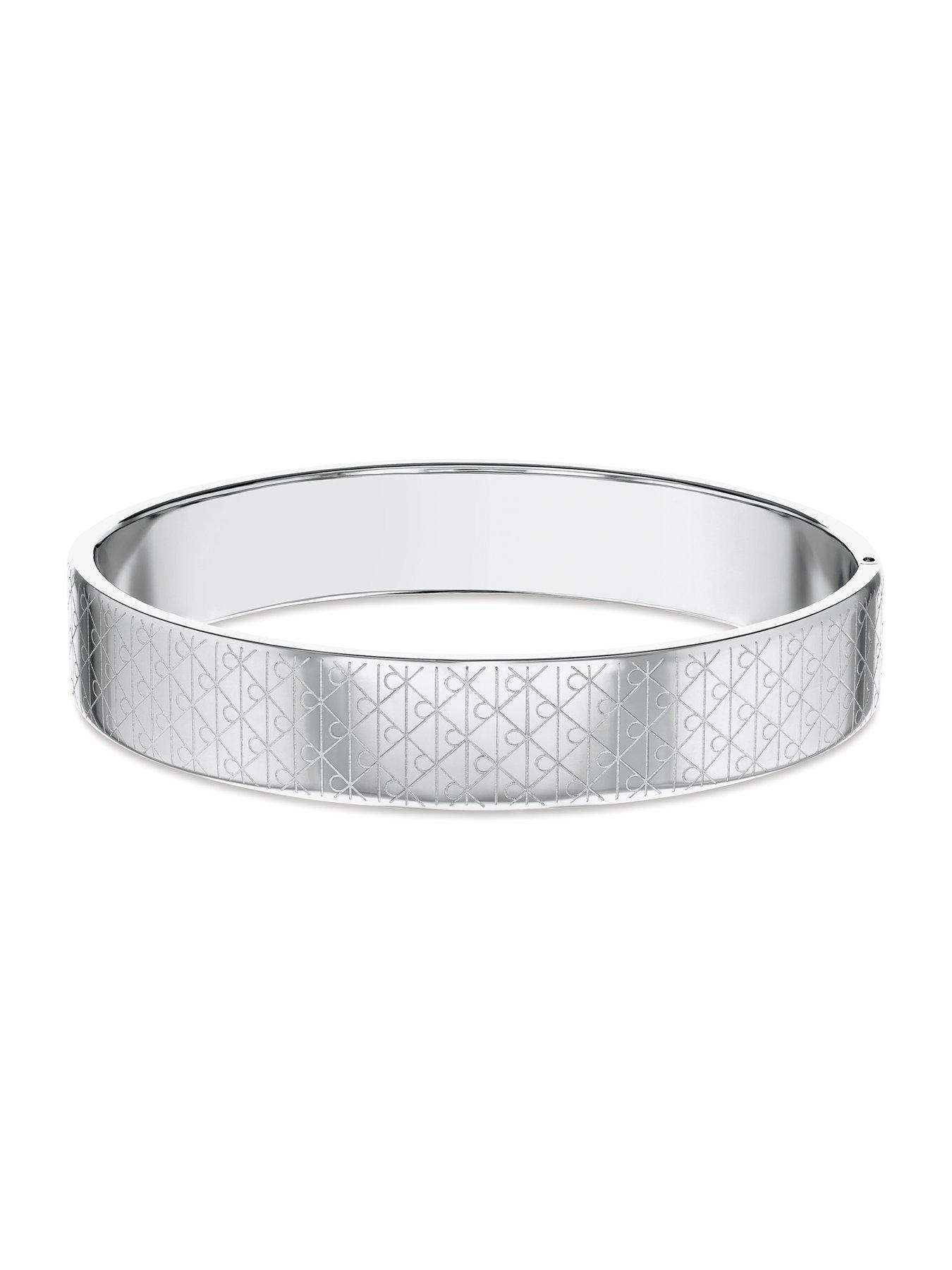Image 2 of 3 of Calvin Klein Women's CK Iconic Essentials Stainless Steel Bangle
