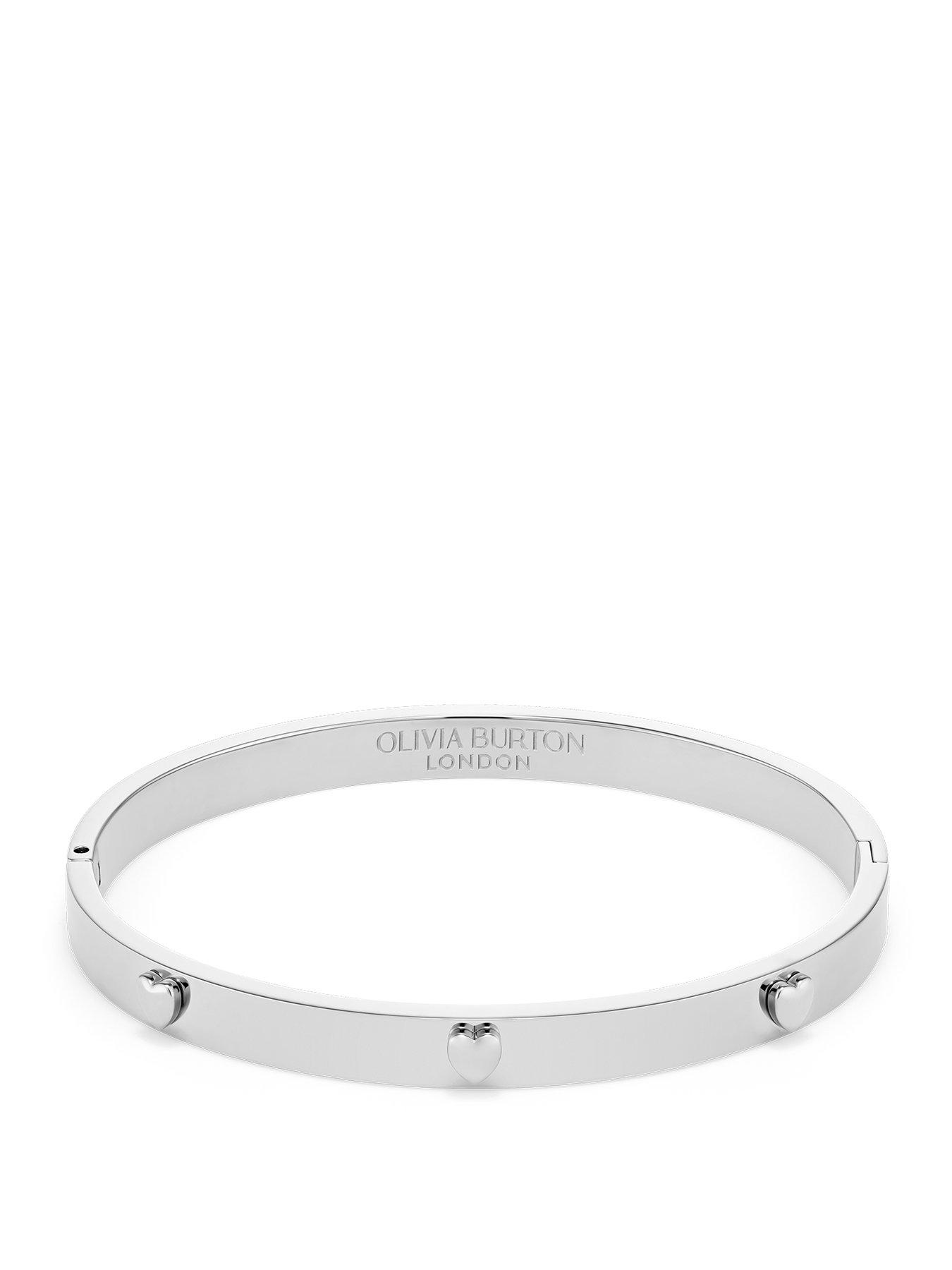 Olivia Burton Mini Heart Stainless Steel Bangle