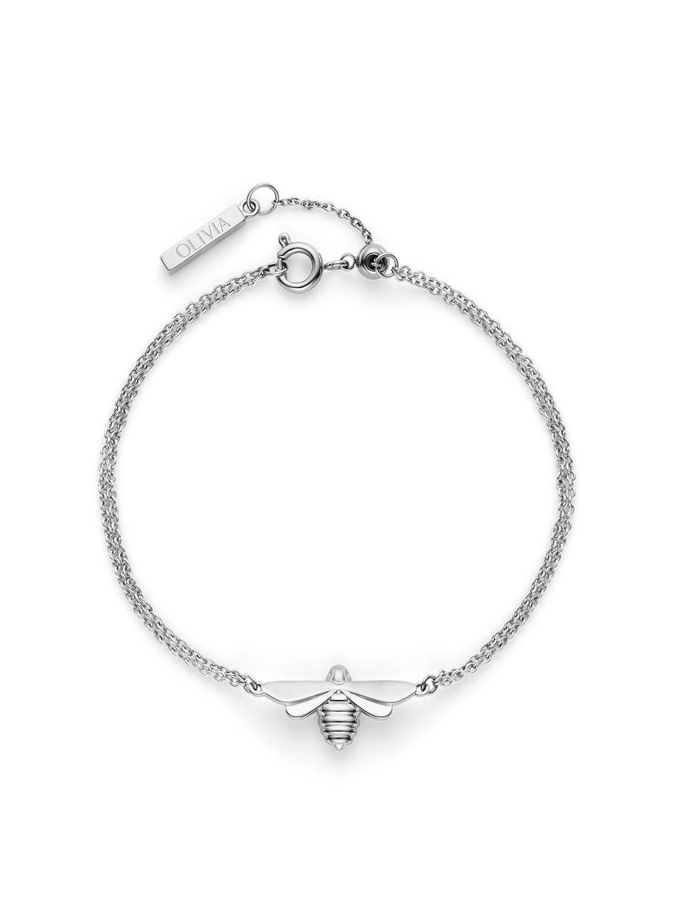 Olivia Burton Honey Bee Stainless Steel Bracelet