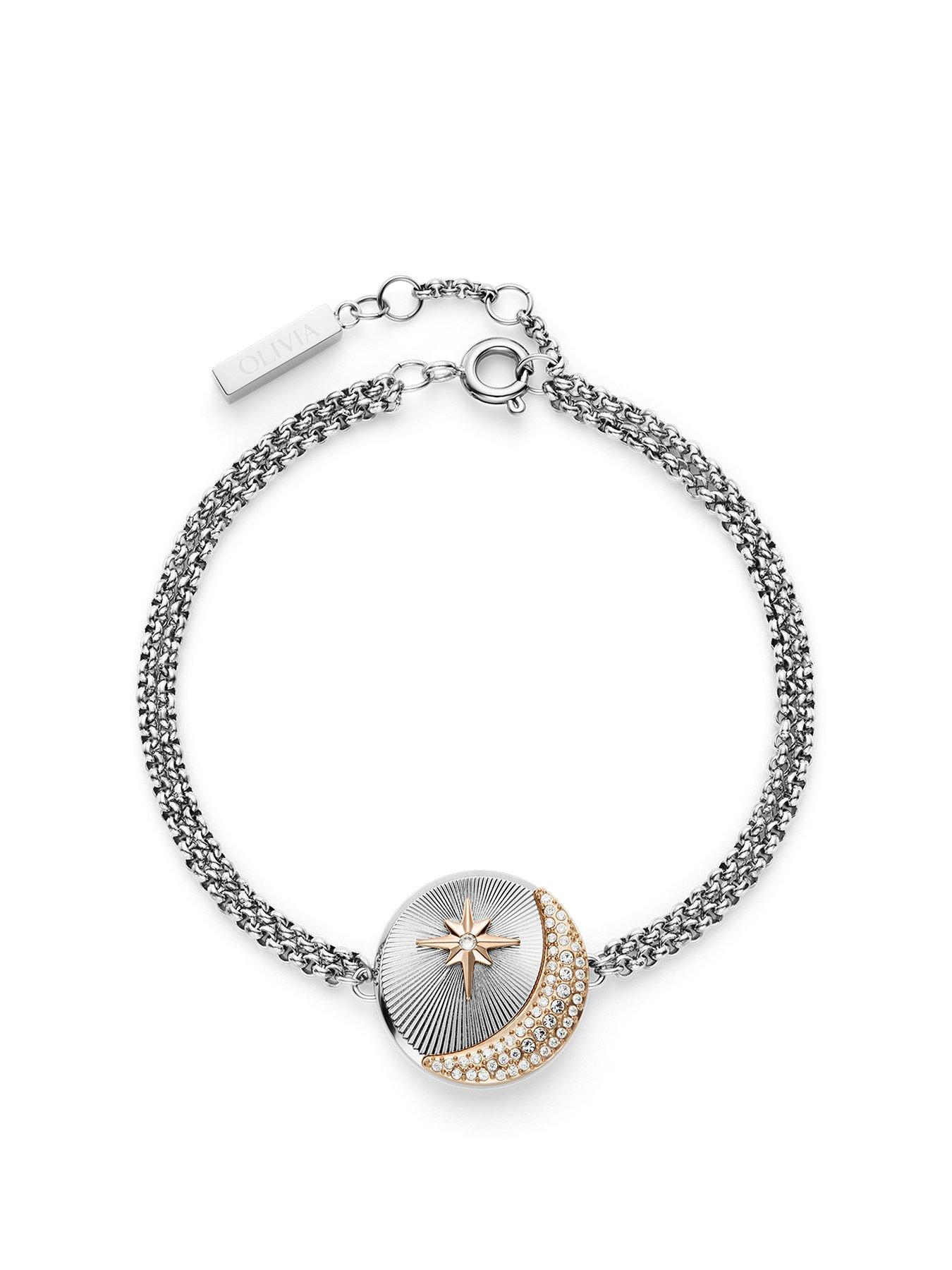 Olivia Burton Celestial Star Stainless Steel Pendant Bracelet