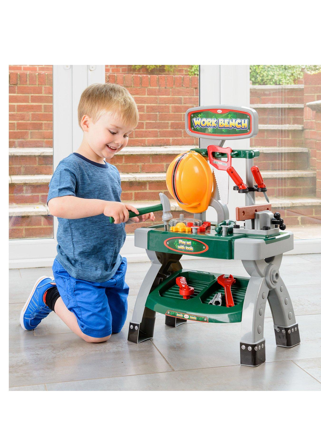 undefined Kids Workbench, 40-Piece Educational Role Play Tool Set & Construction Kit