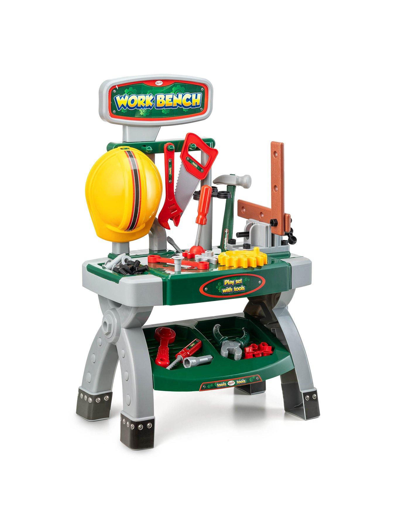 Image 2 of 7 of Kids Workbench, 40-Piece Educational Role Play Tool Set & Construction Kit