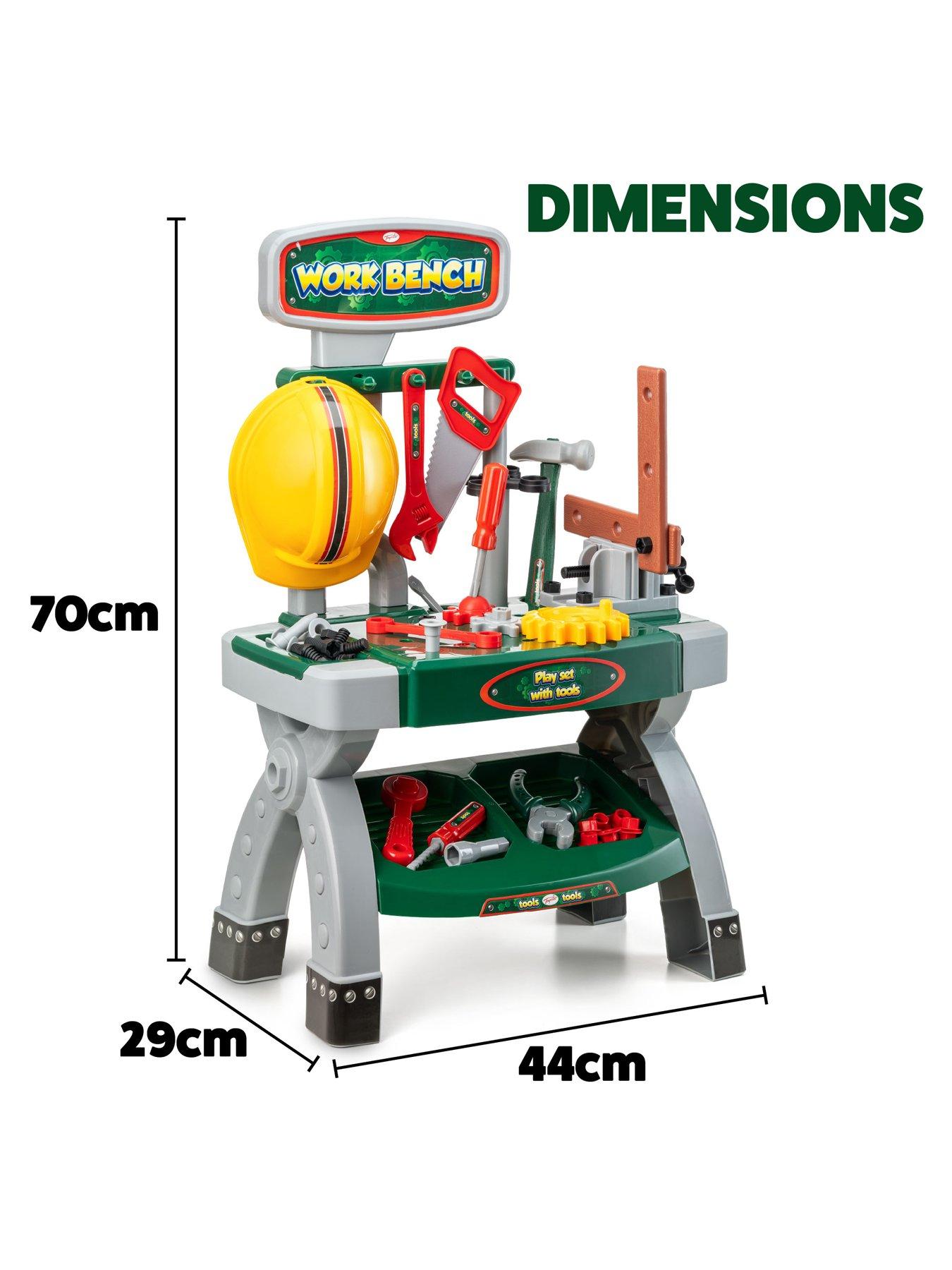 Image 7 of 7 of Kids Workbench, 40-Piece Educational Role Play Tool Set & Construction Kit
