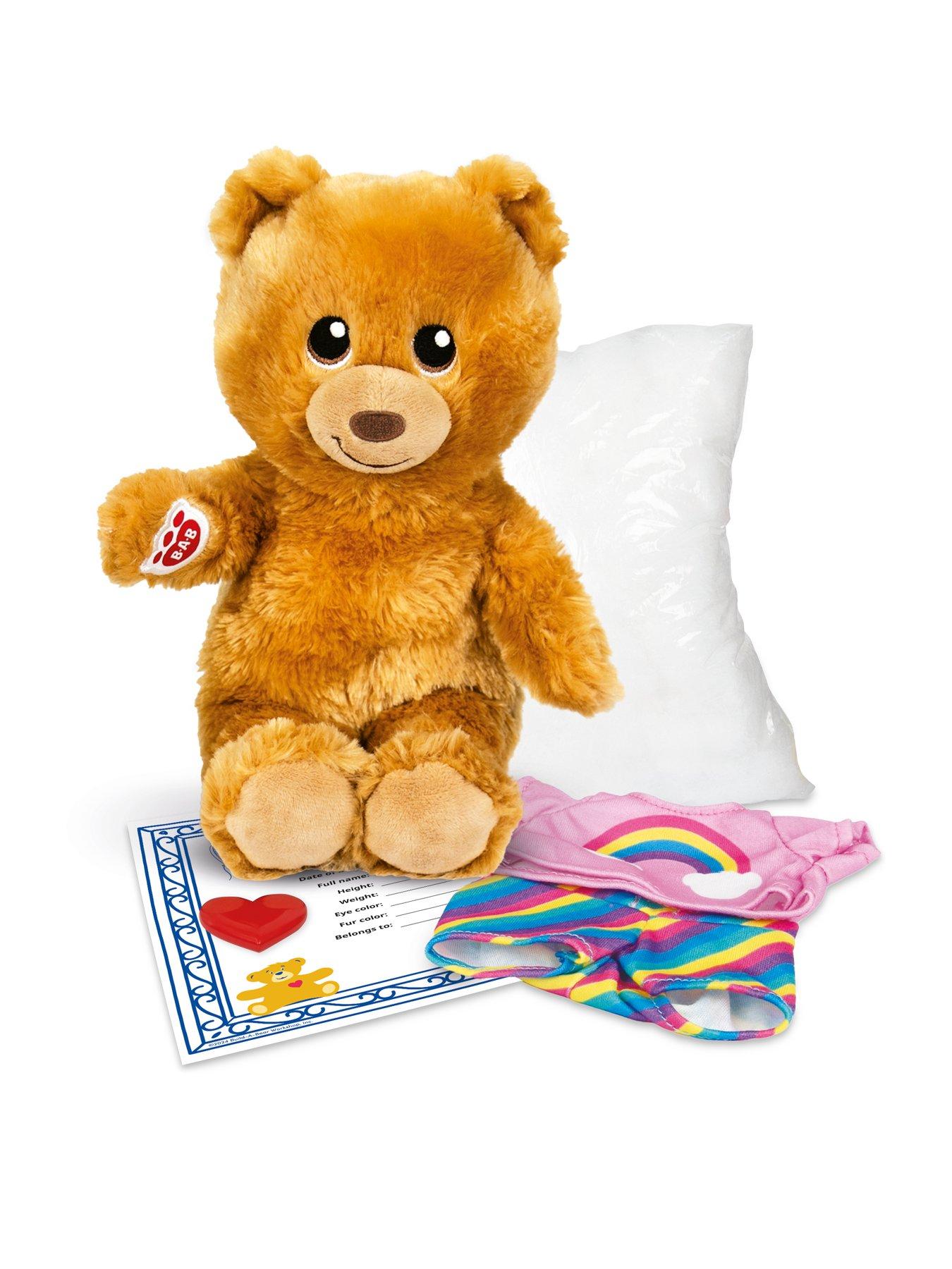 Image 2 of 8 of Casdon Toy Build-a-Bear Workshop Furtastic Bear and Outfit Pack STYLE 1 RAINBOW
