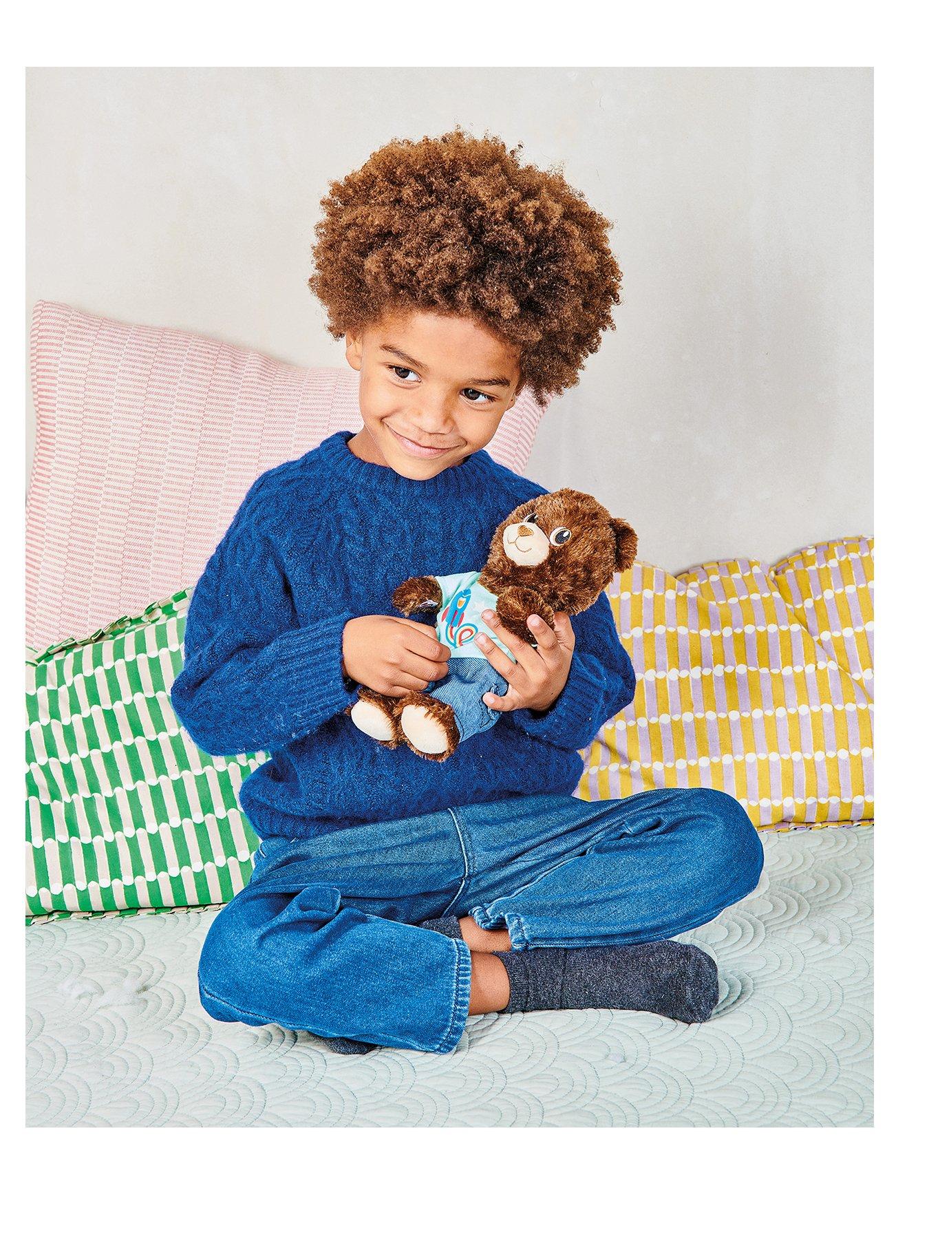 Image 1 of 7 of Casdon Toy Build-a-Bear Workshop Furtastic Bear and Outfit Pack STYLE 2 ROCKET