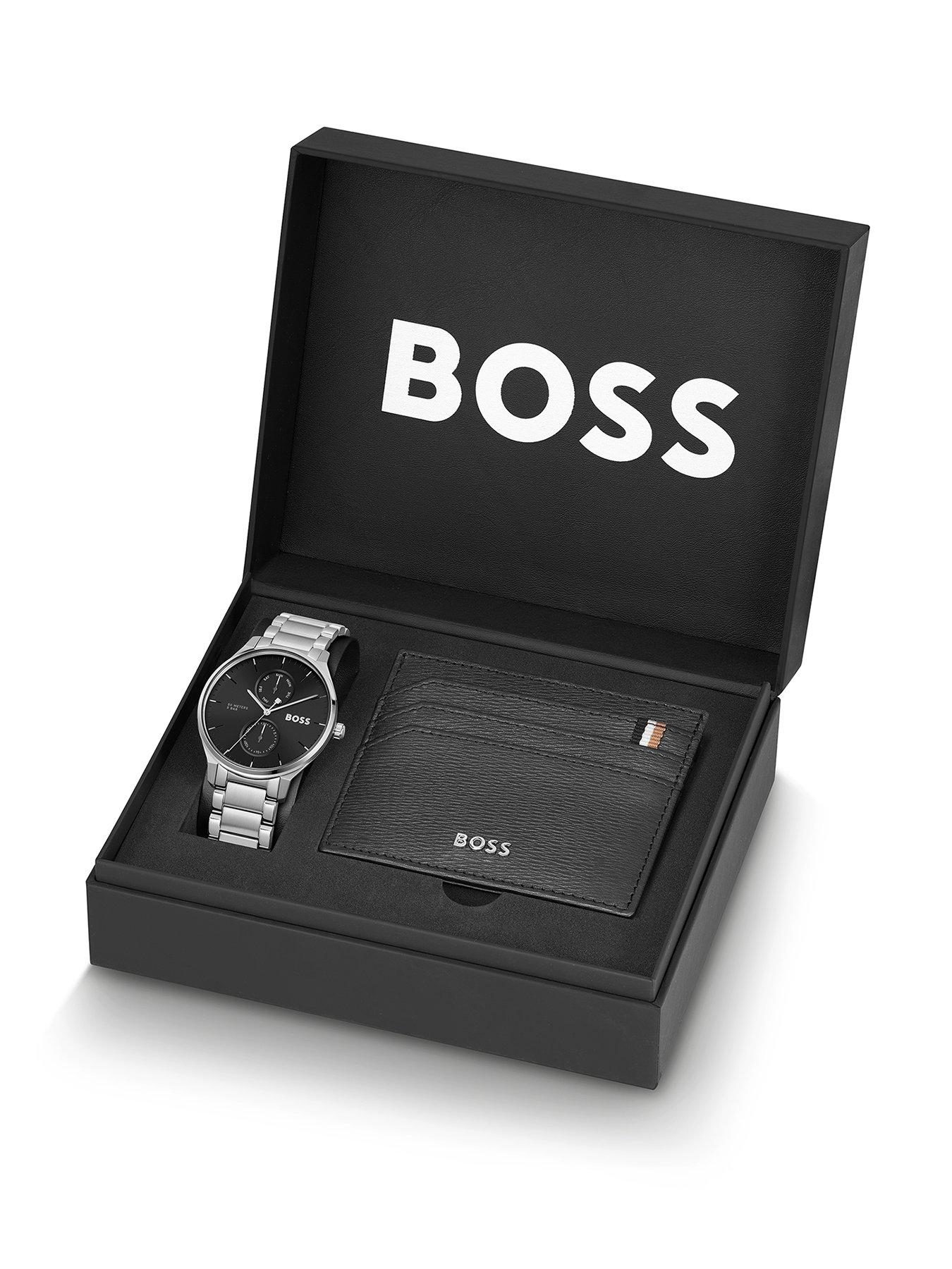 BOSS Gents BOSS Tyler A Watch and Card Holder Gift Set