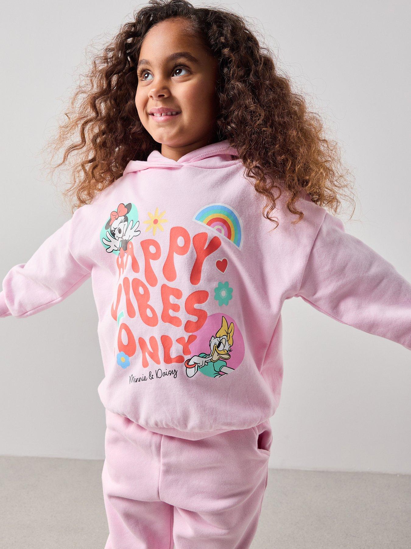 The Very Collection Minnie Happy Vibes Hoodie - Pink