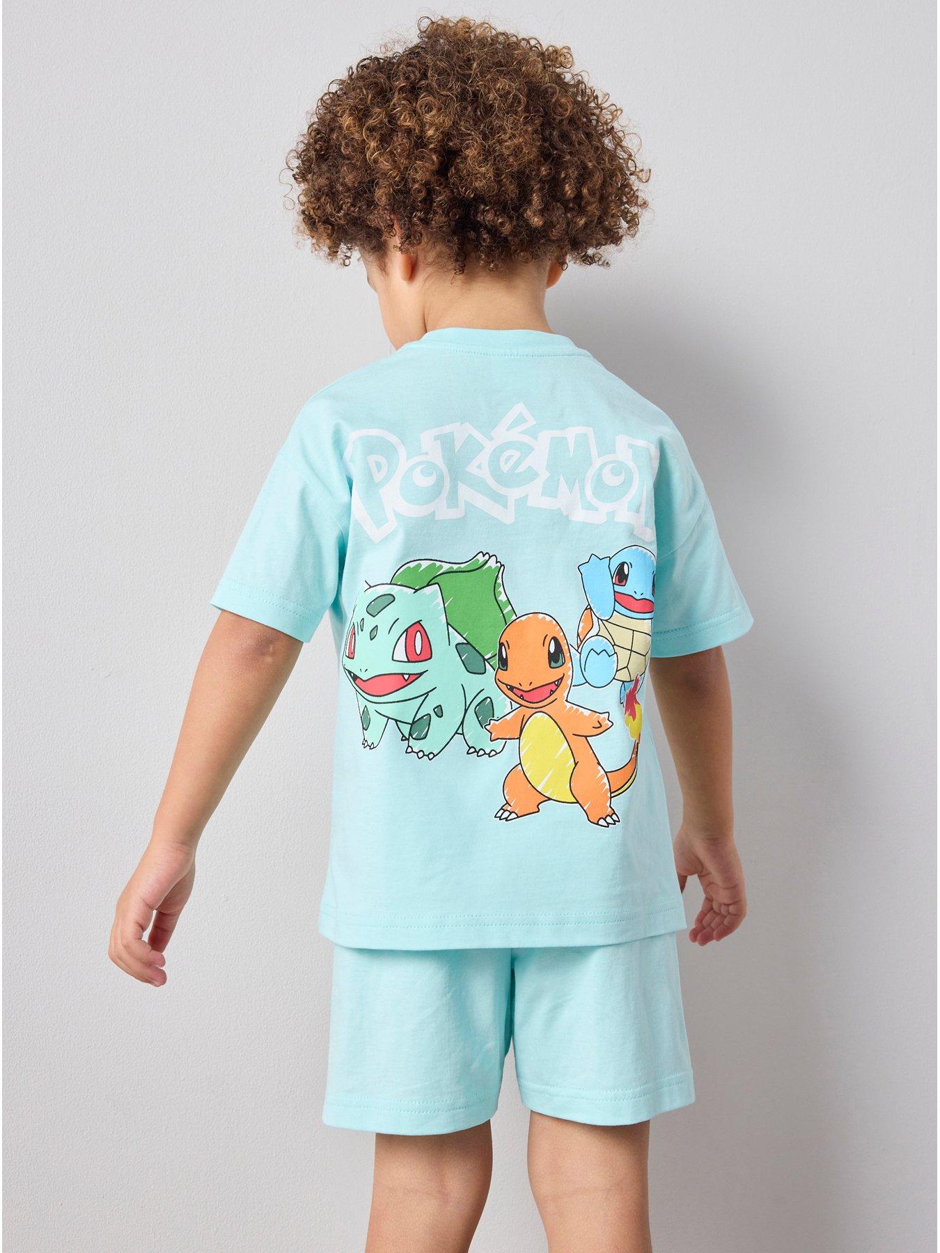 pokemon-back-print-shortie-pyjama-set-blue