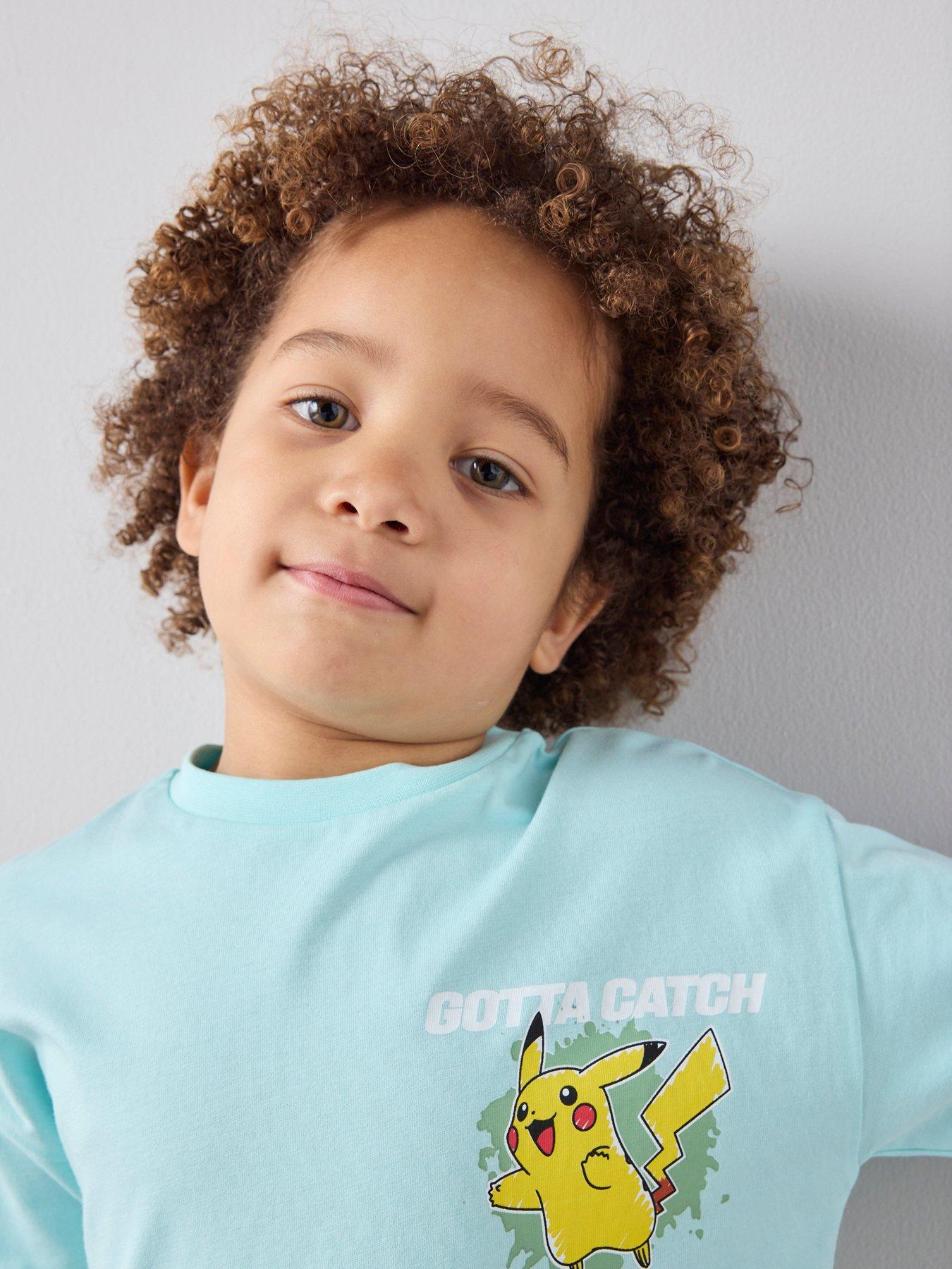 Image 3 of 6 of Pokemon Back Print Shortie Pyjama Set - Blue