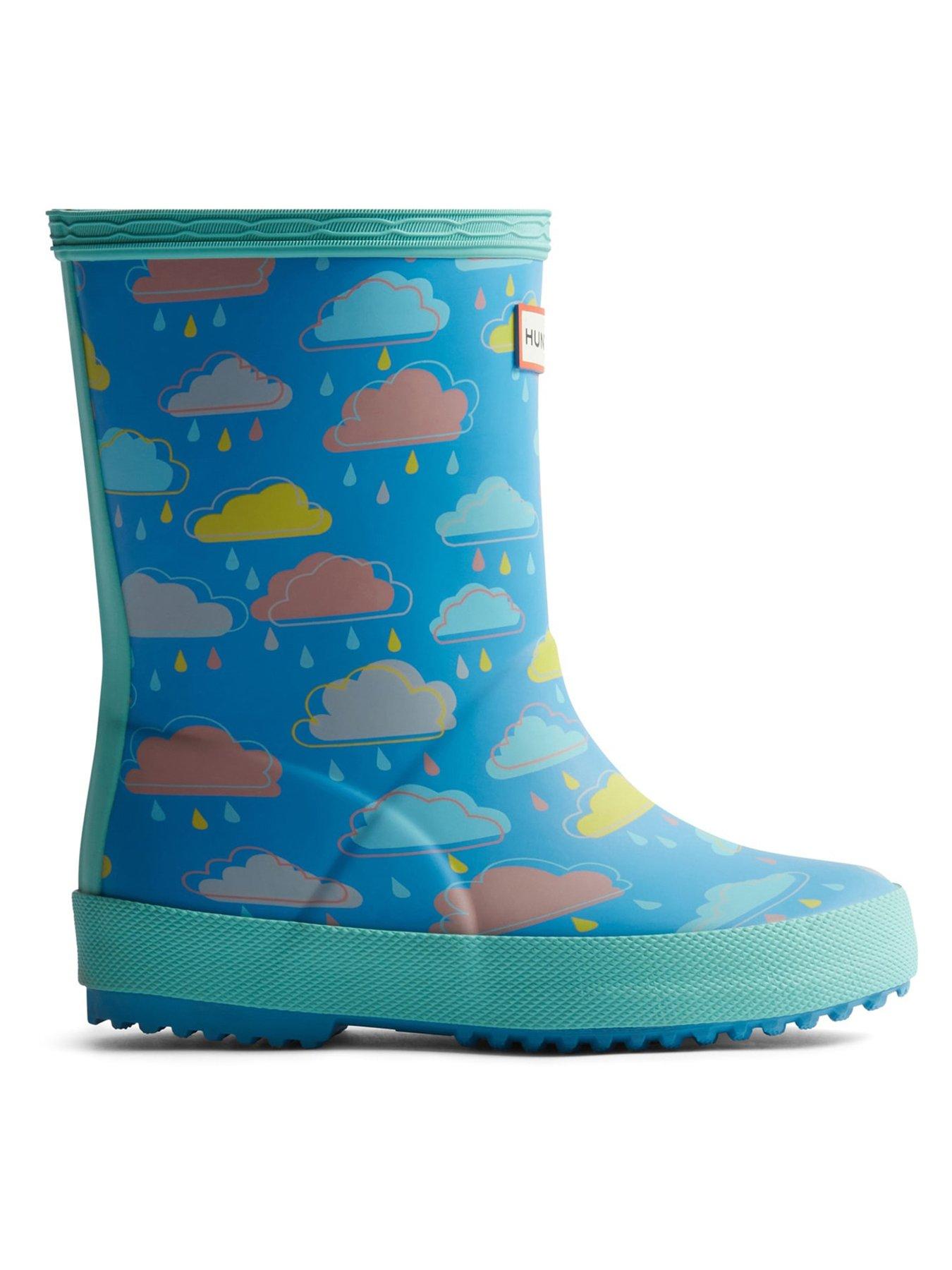 undefined Kids First Rain Cloud Print Boot