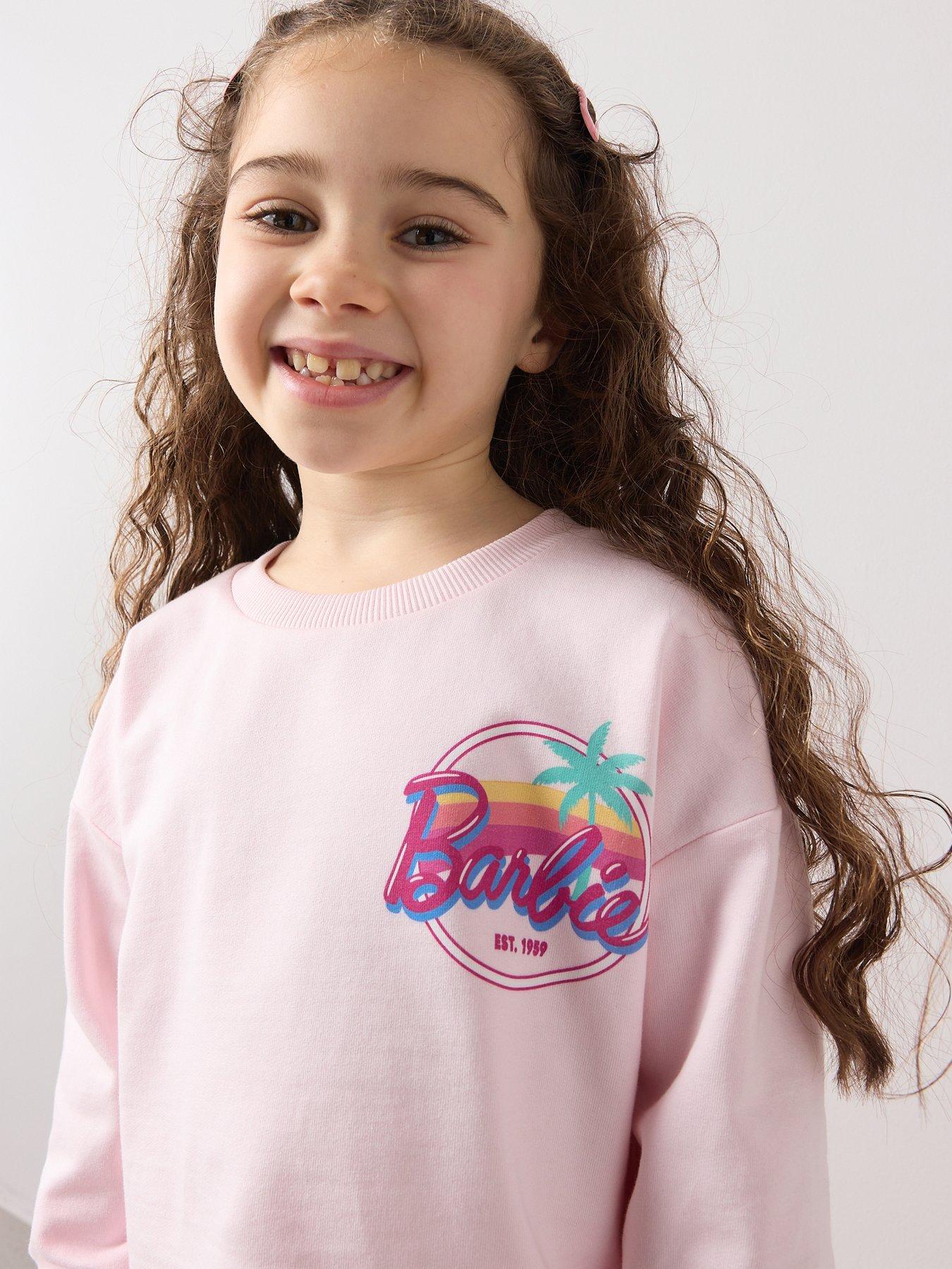 Image 4 of 7 of The Very Collection Barbie Short Sweat Set - Pink