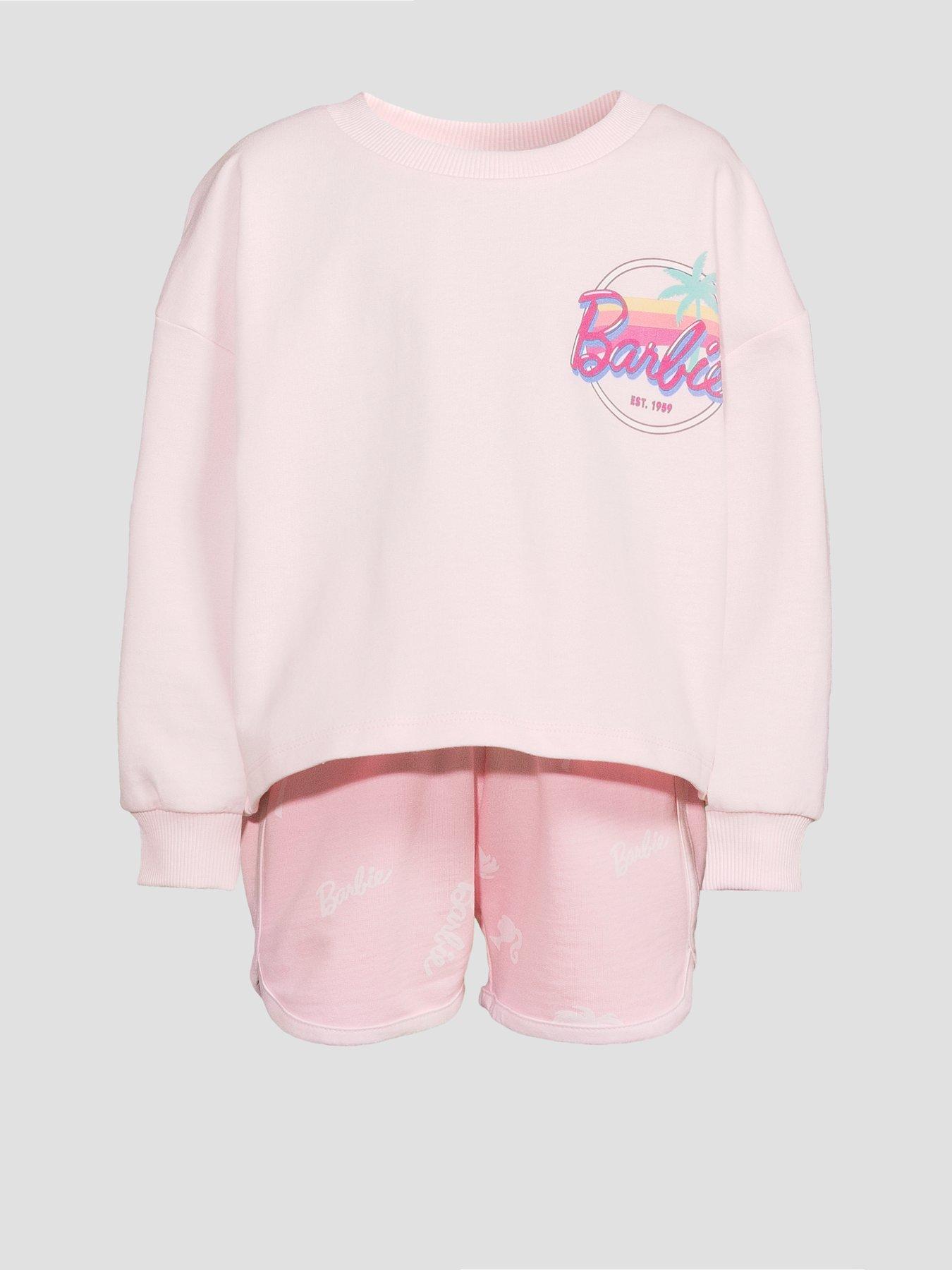 Image 7 of 7 of The Very Collection Barbie Short Sweat Set - Pink